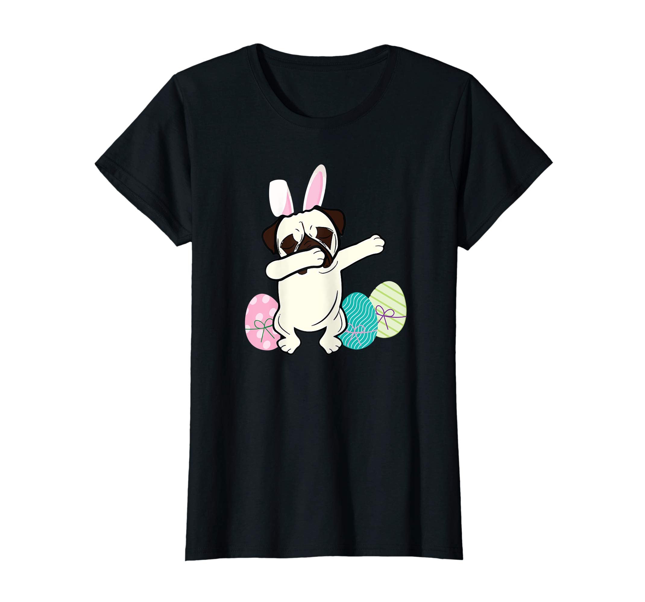 Funny Dabbing Easter Pug Dog Shirt-Easter T-Shirts For Boys