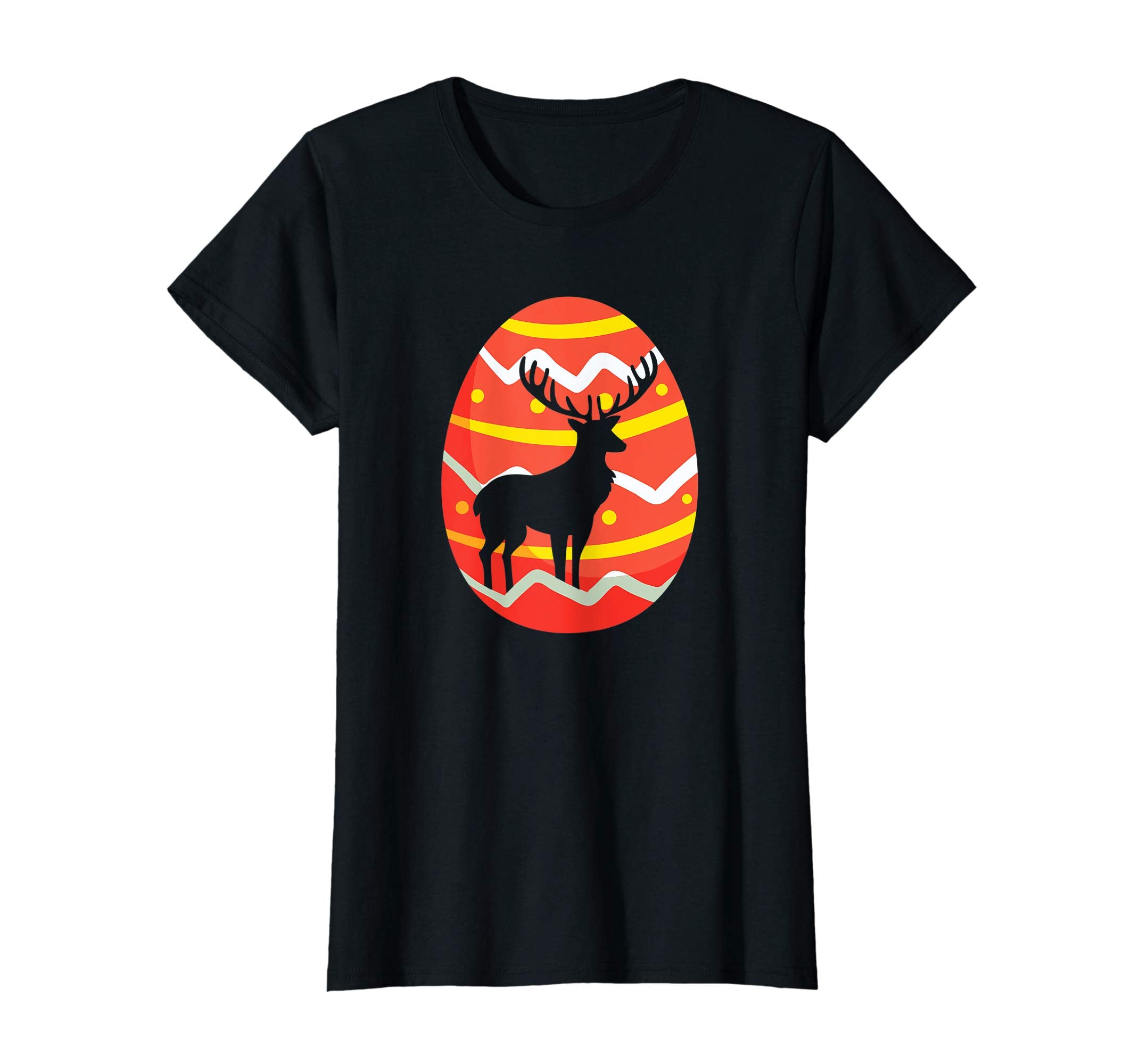 Funny Deer Easter Egg T-Shirt Gifts for Kids Boys Girls
