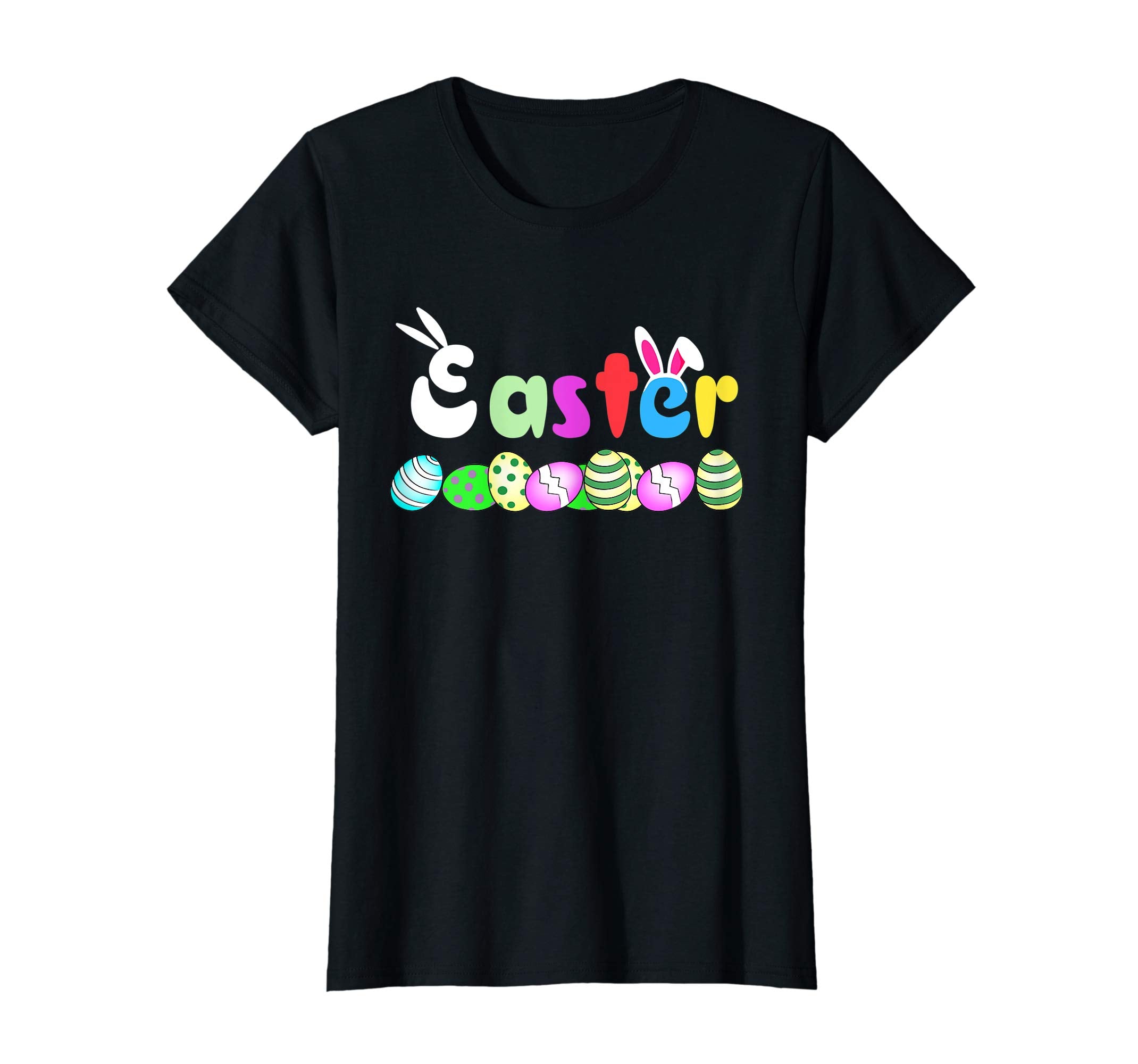 Bunny Easter T Shirt Happy Easter Eggs Tshirt Egg Gift