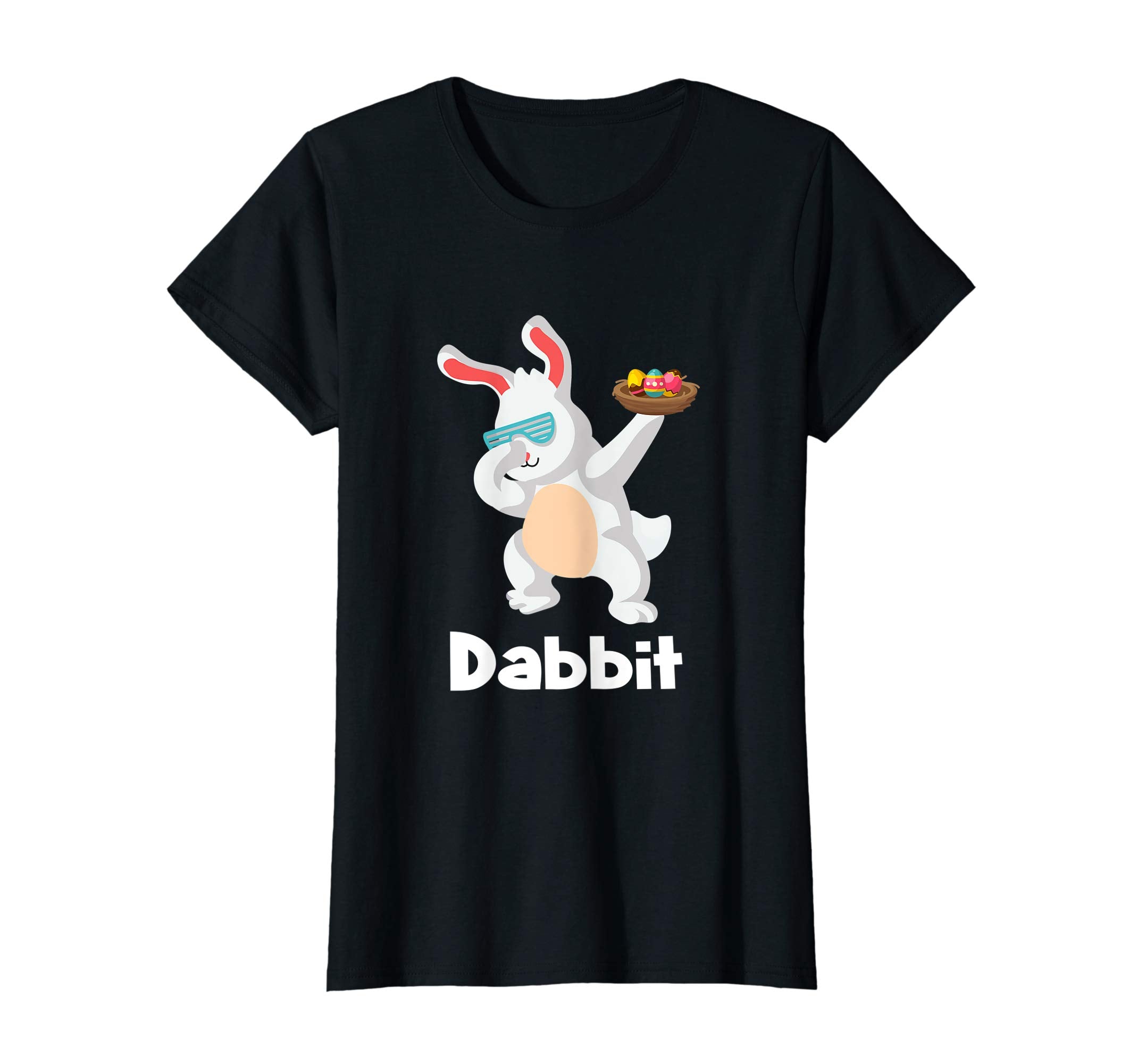 Easter Dabbit T-Shirts For Kids Dabbing Easter Bunny Shirt