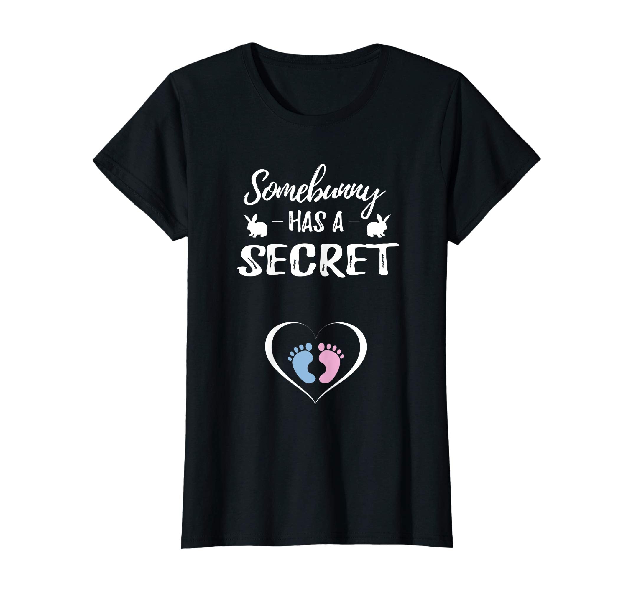 Womens Cute Easter Pregnancy Announcement T-Shirt