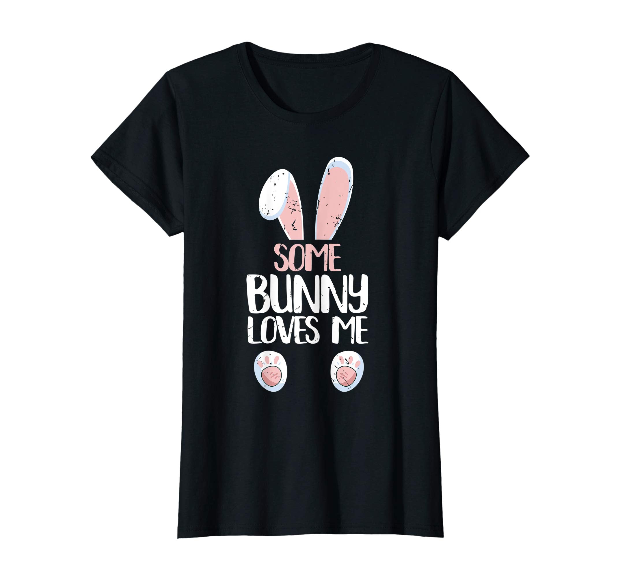 Some Bunny Loves Me Cute Easter Couple Gift T-Shirt