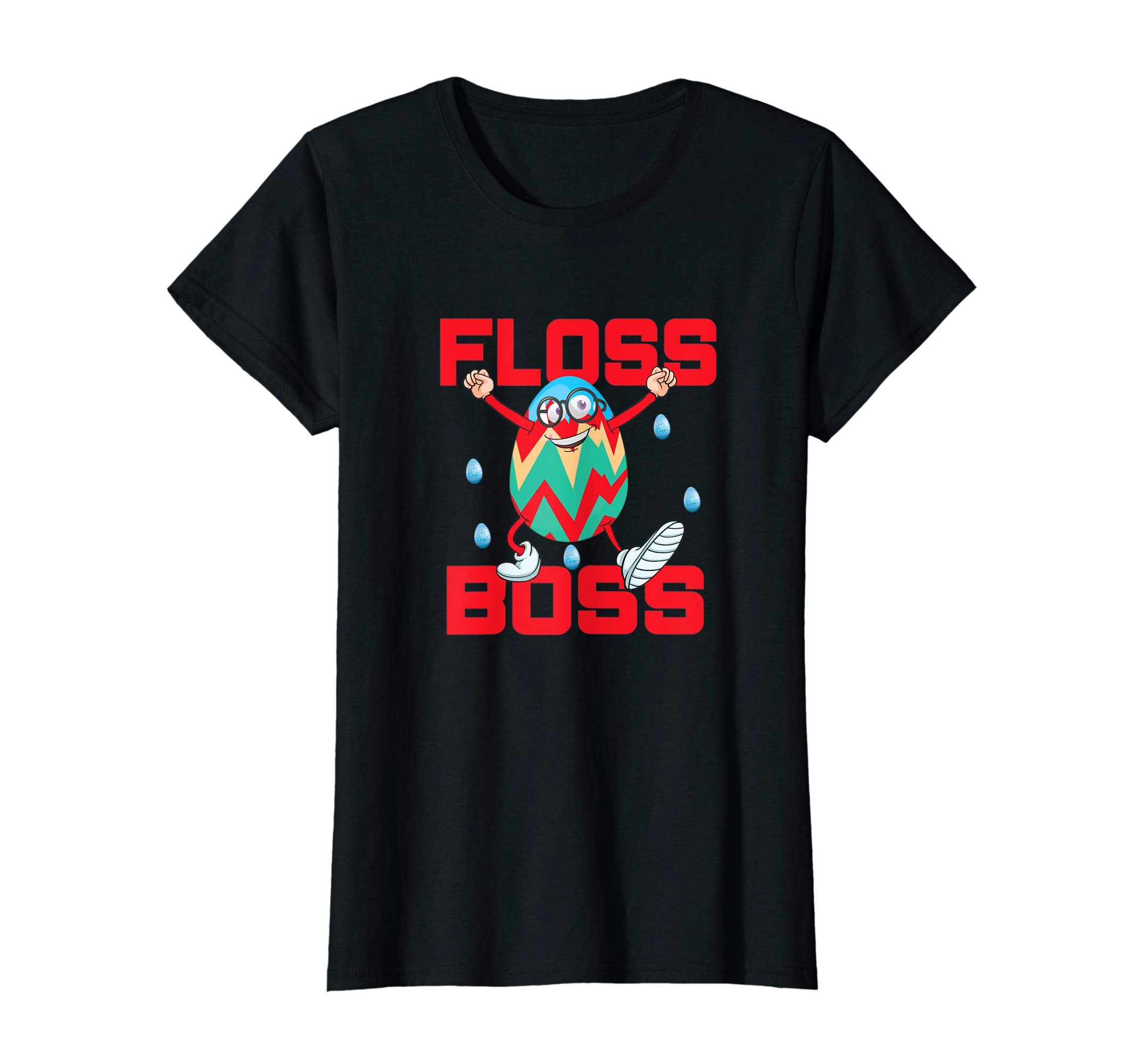 Easter Egg Shirt For Kids Cute Easter Floss Boss Egg