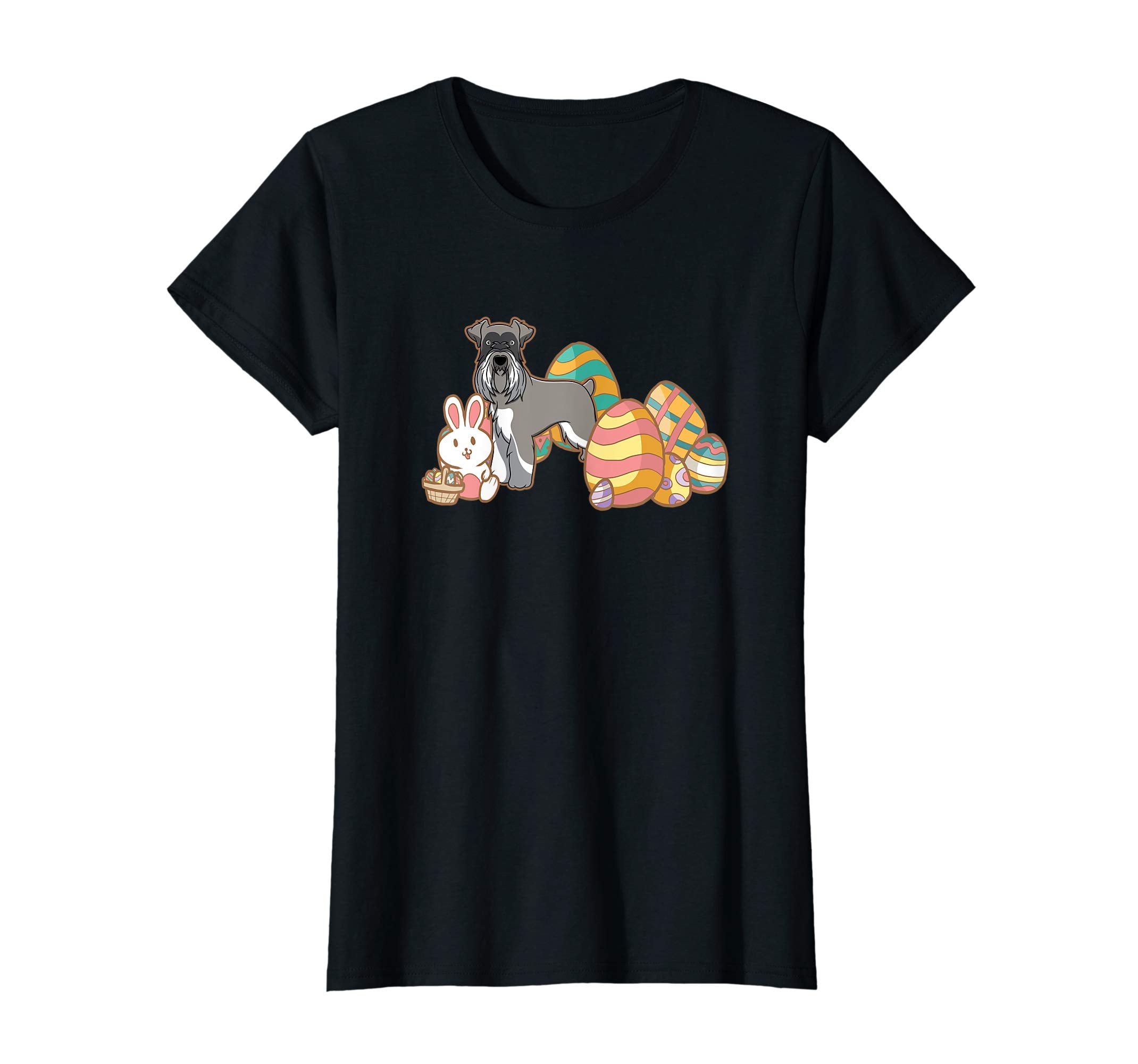 Easter Schnauzer Dog T-Shirt Gift
