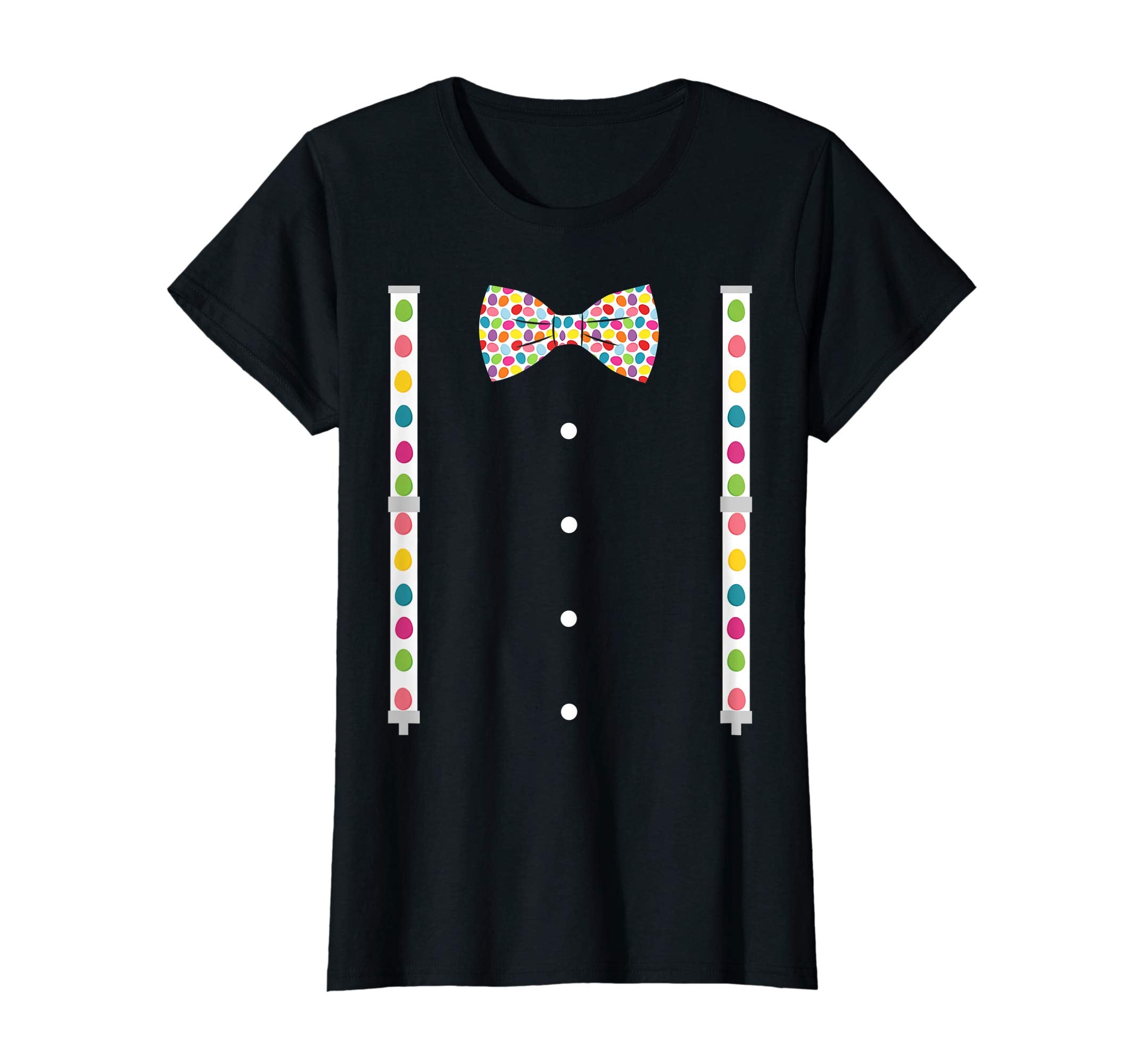Bow Tie &amp; Suspenders Dot Easter Costume T shirt