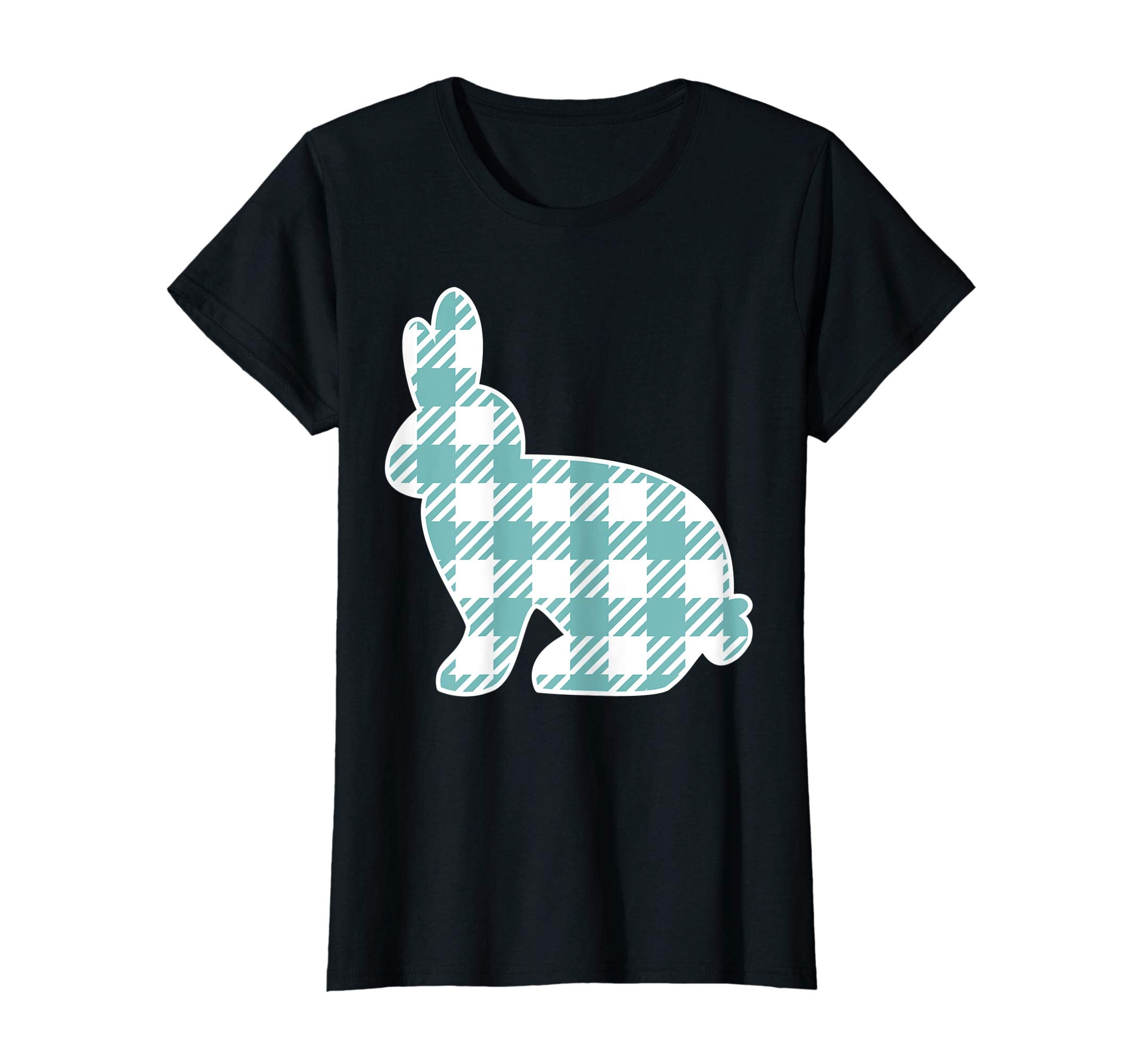 Buffalo Plaid Easter Bunny Shirt for Boys Men Kids Rabbit