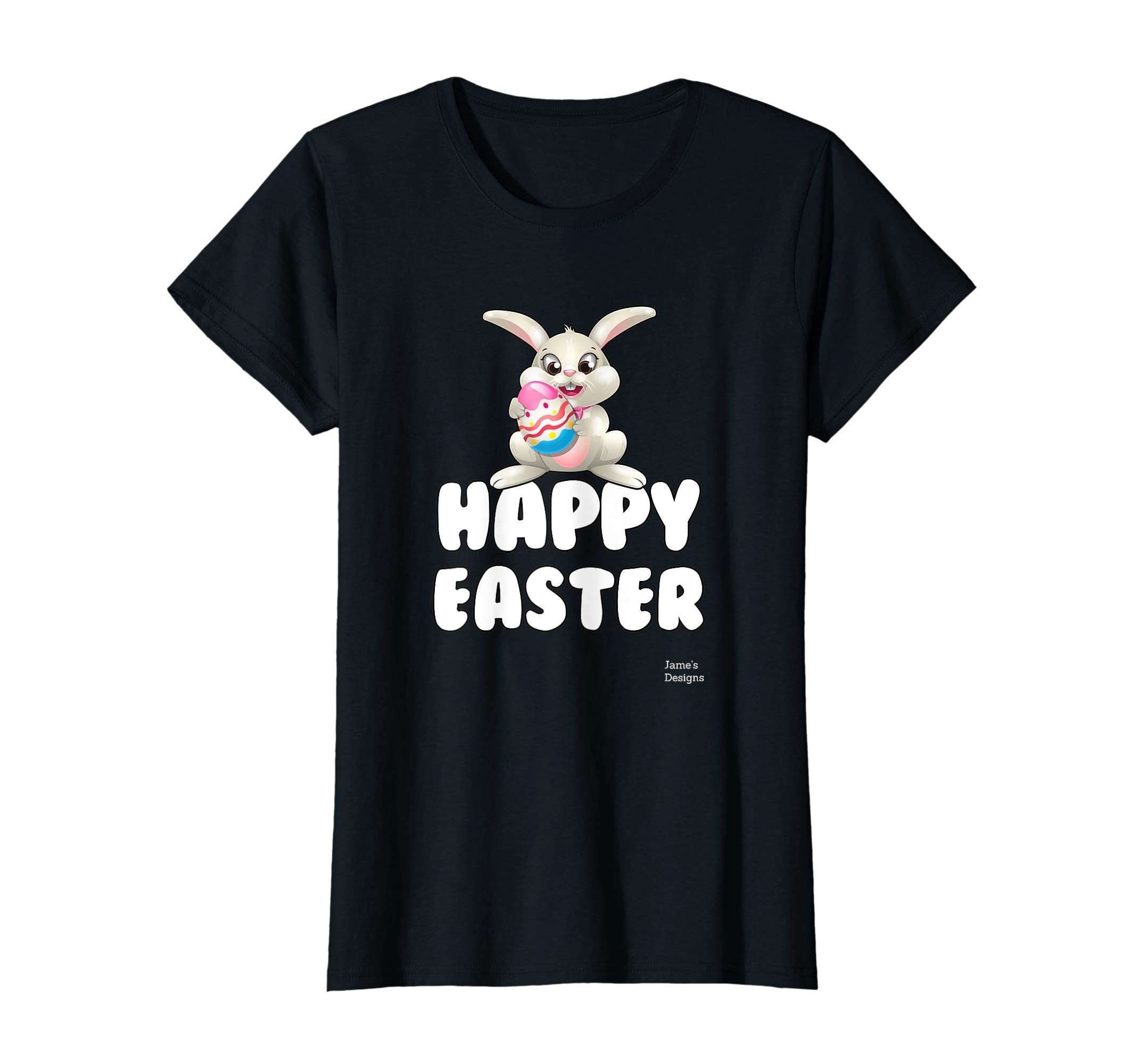 Jame's Designs: Happy Easter Bunny Rabbit Cute Bunny T-Shirt