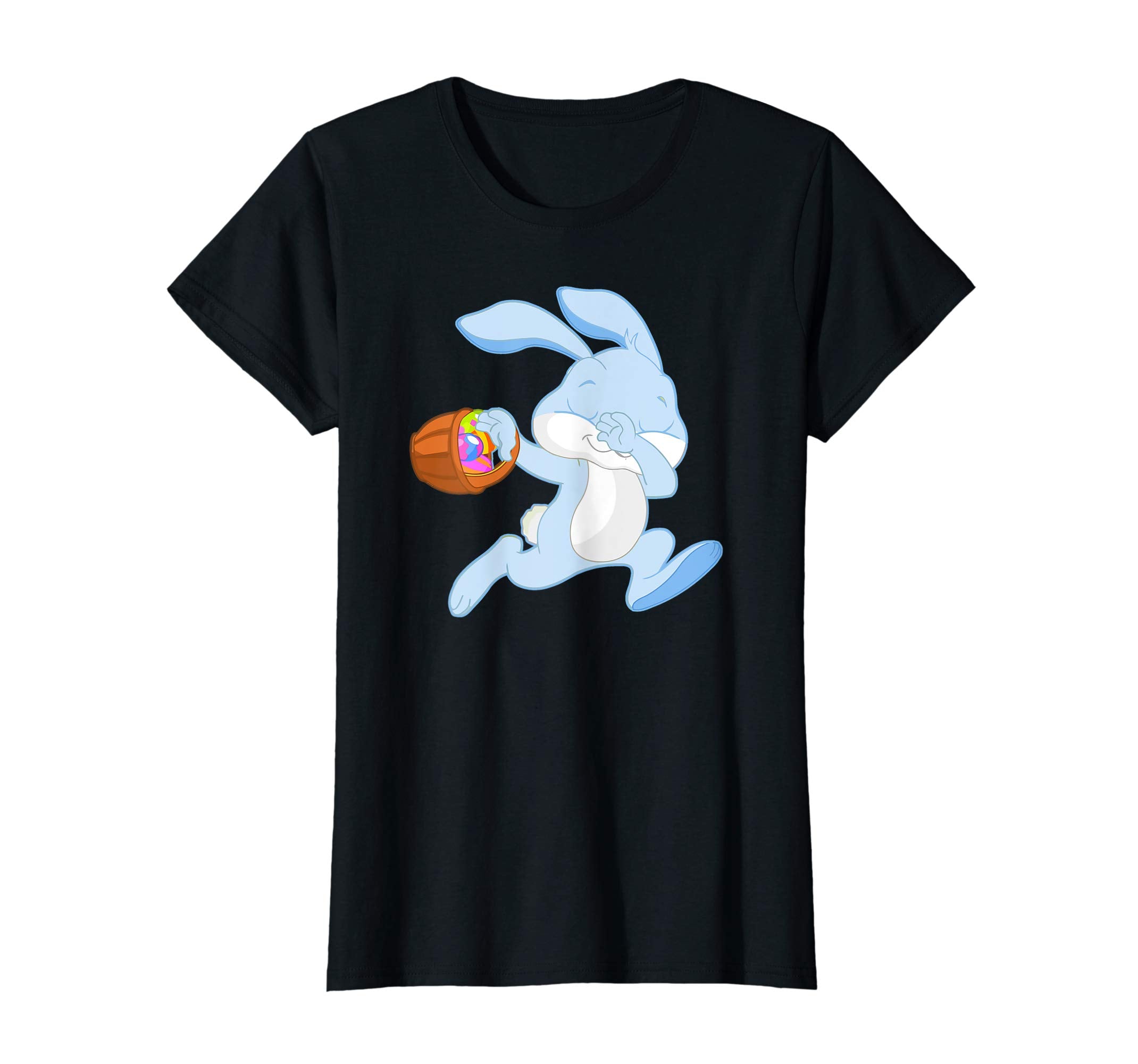Easter Blue Rabbit Shirt, Cute Running Bunny Tee Gift