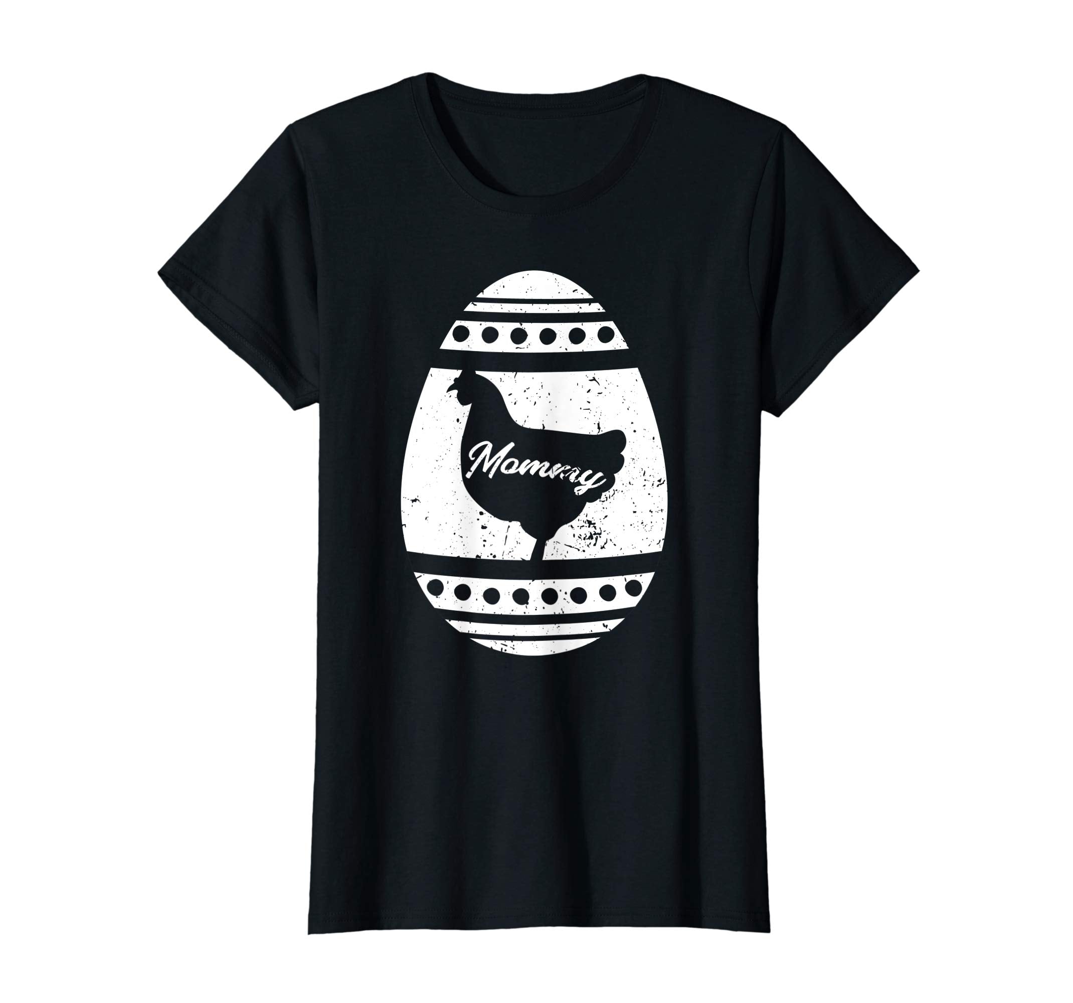 Womens Mommy Chicken Easter Egg Shirt Chicken Easter Gift for Mom