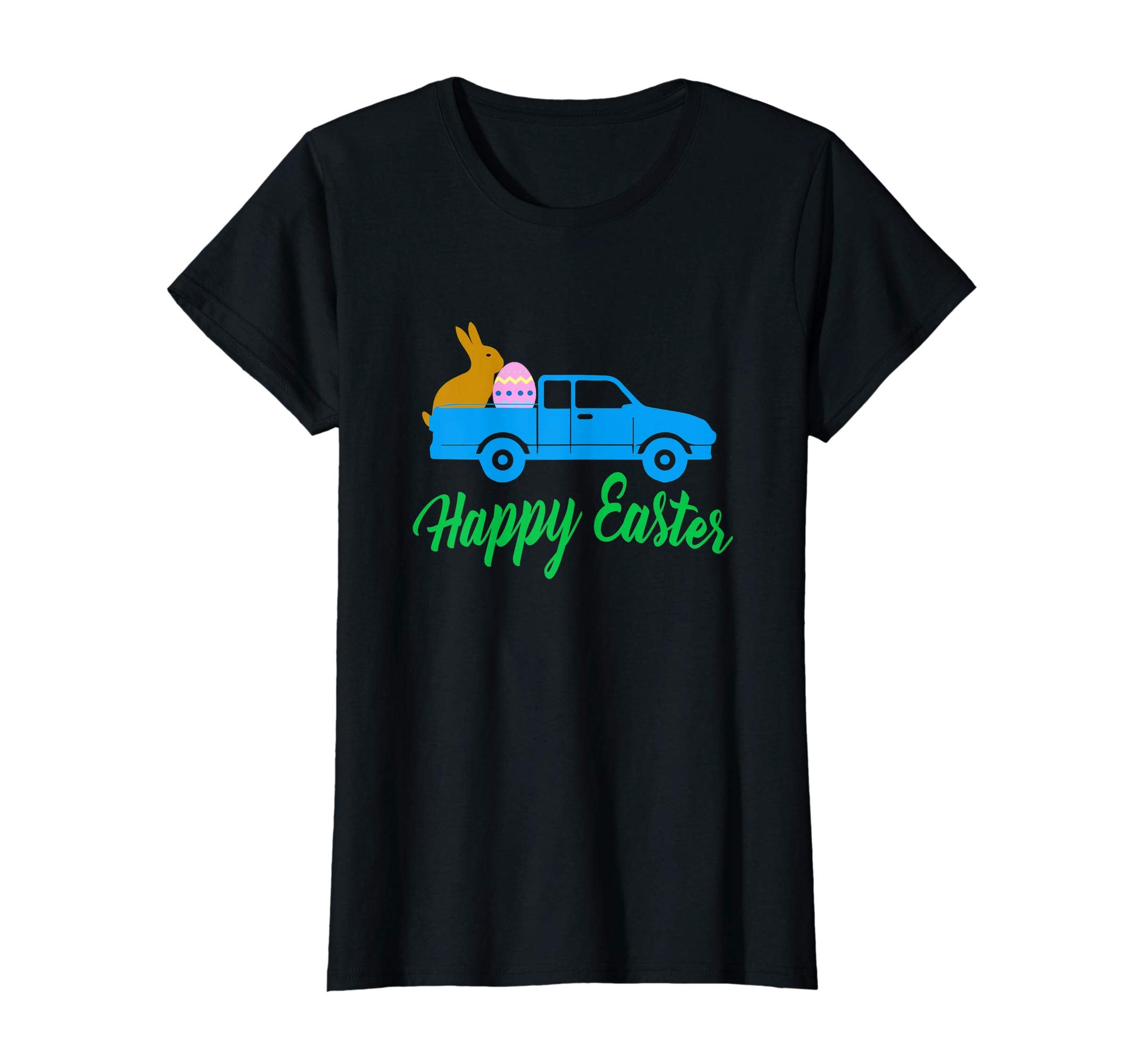 Vintage Truck with Easter Eggs Happy Easter T-Shirt