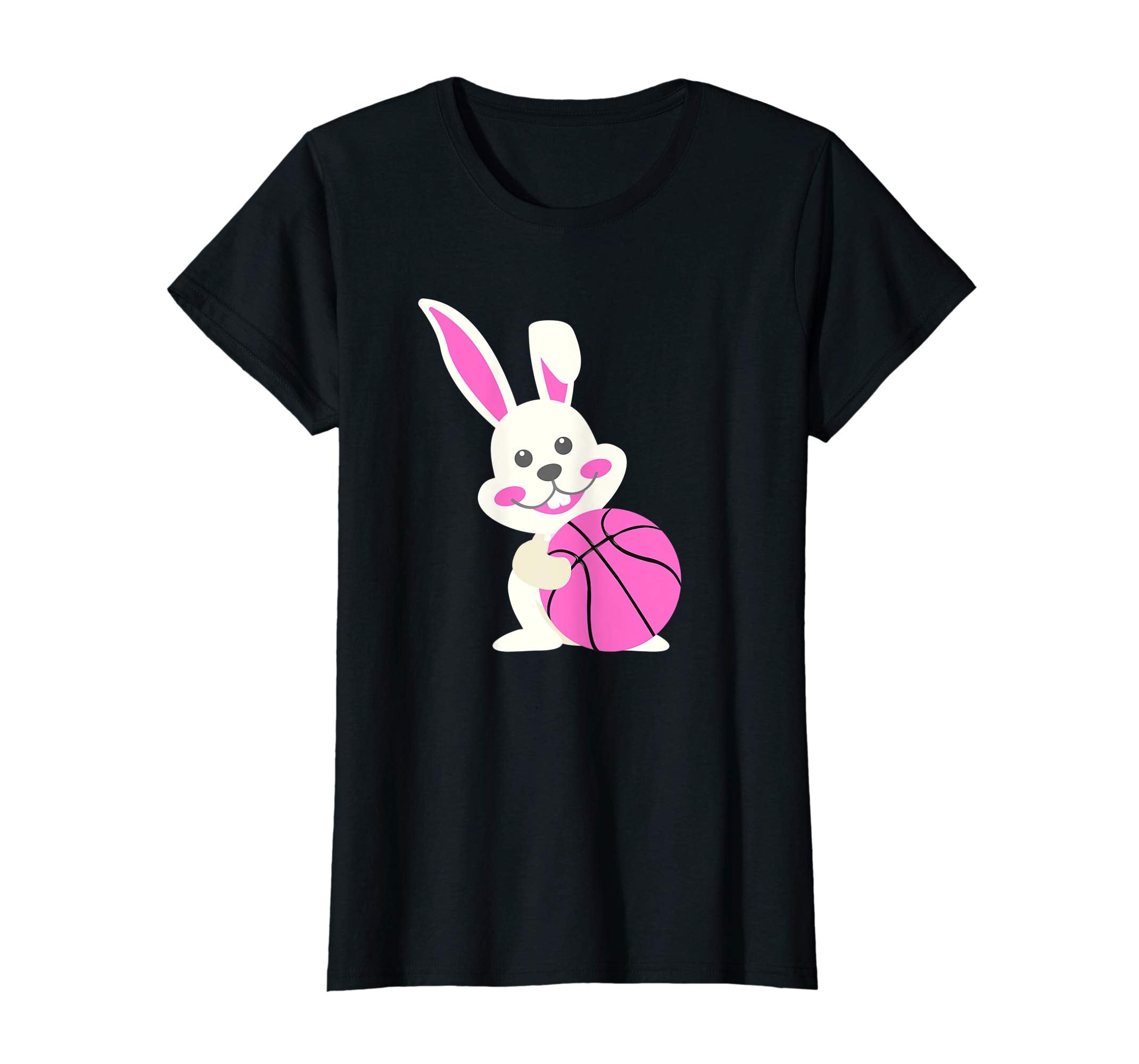 Easter Bunny with Basketball T-Shirt Gifts for Kids Boys