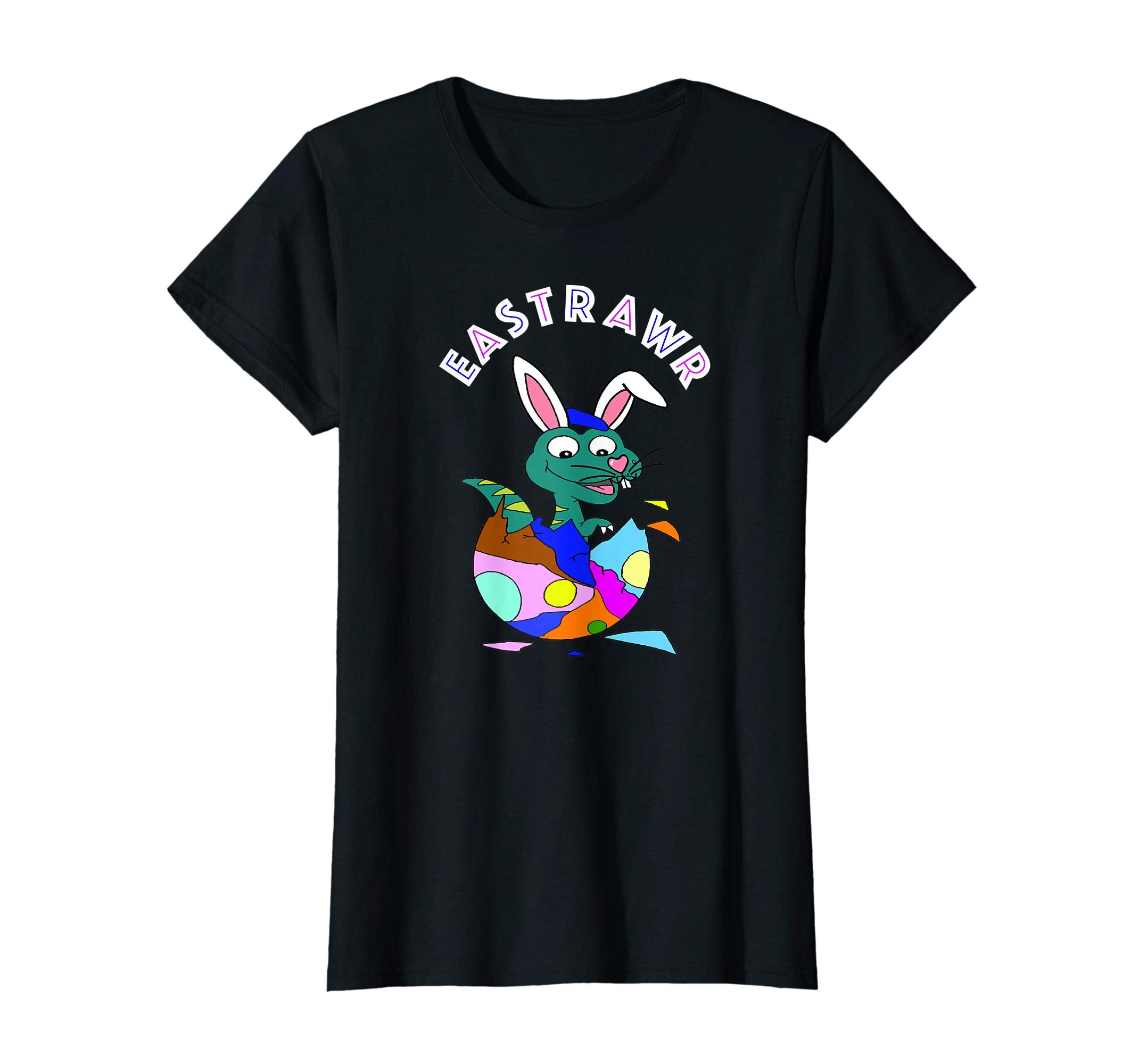 Easter Shirts For Kids Boys Girls T-Rex Shirt Easter Eggs