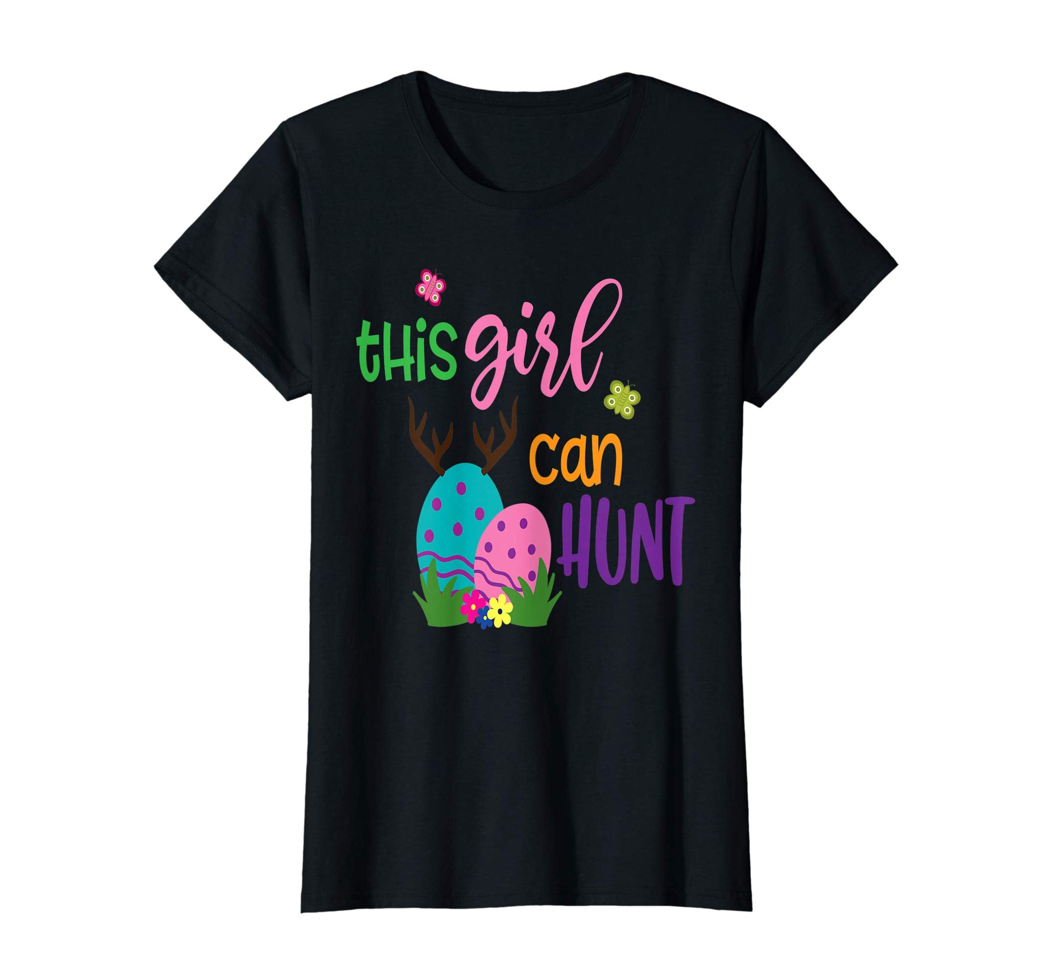 This Girl Can Hunt Funny Easter Gift Tshirt