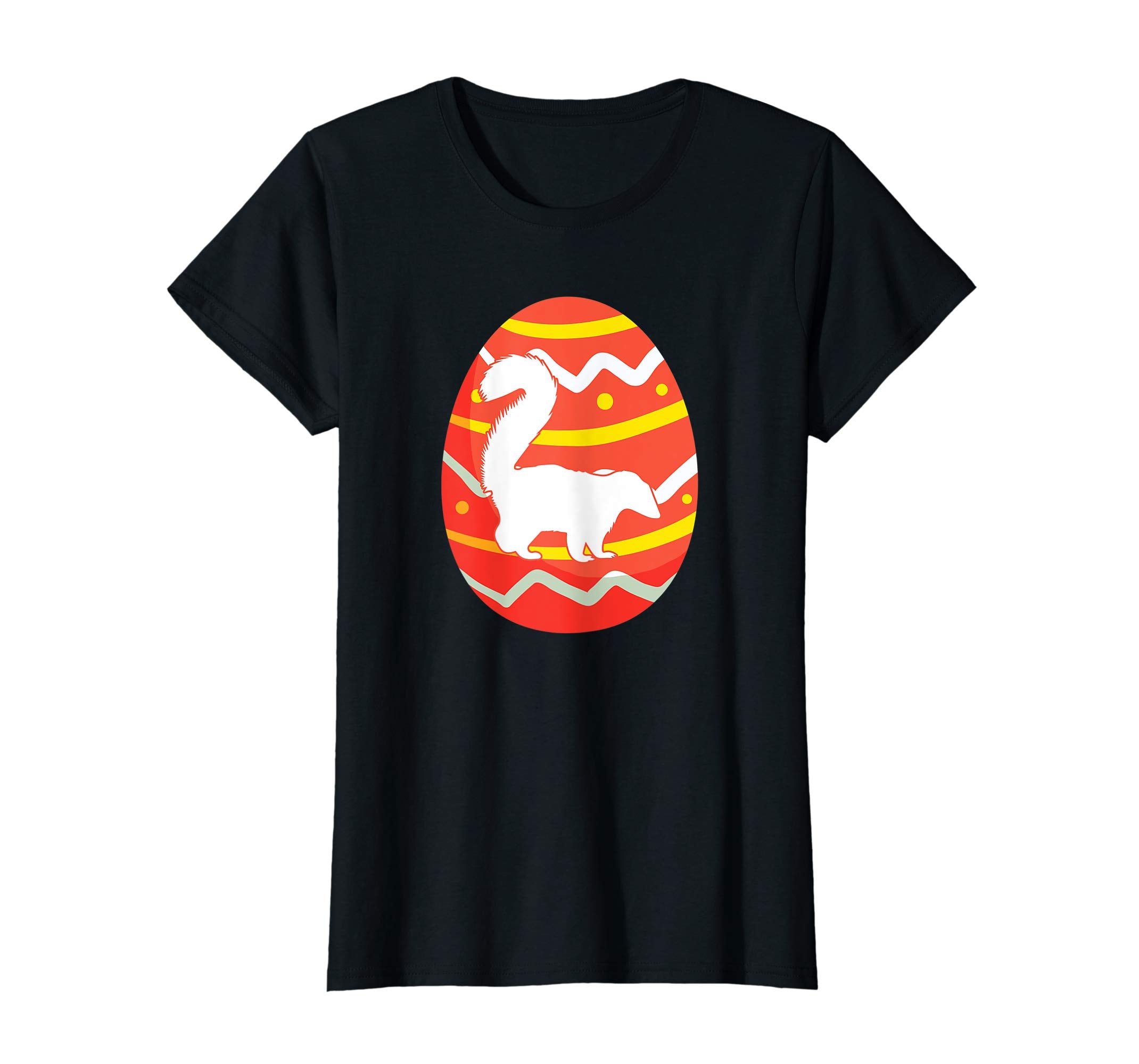Funny Skunk Easter Egg T-Shirt Gifts for Kids Boys Girls