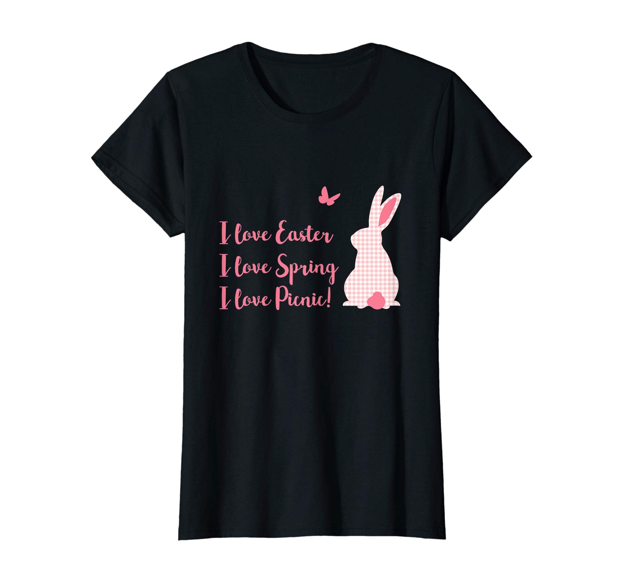 I love Easter, Spring, and Picnic Easter Bunny T shirt