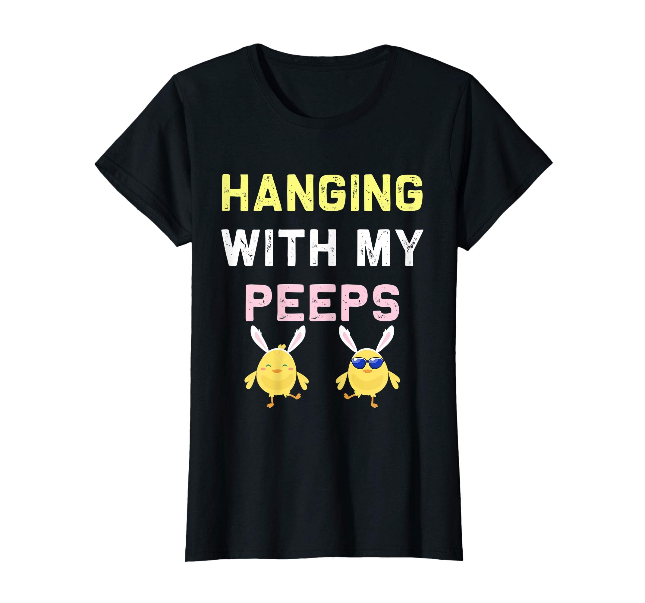 Hanging With My Peeps Happy Easter Kids Boys Girls T Shirt