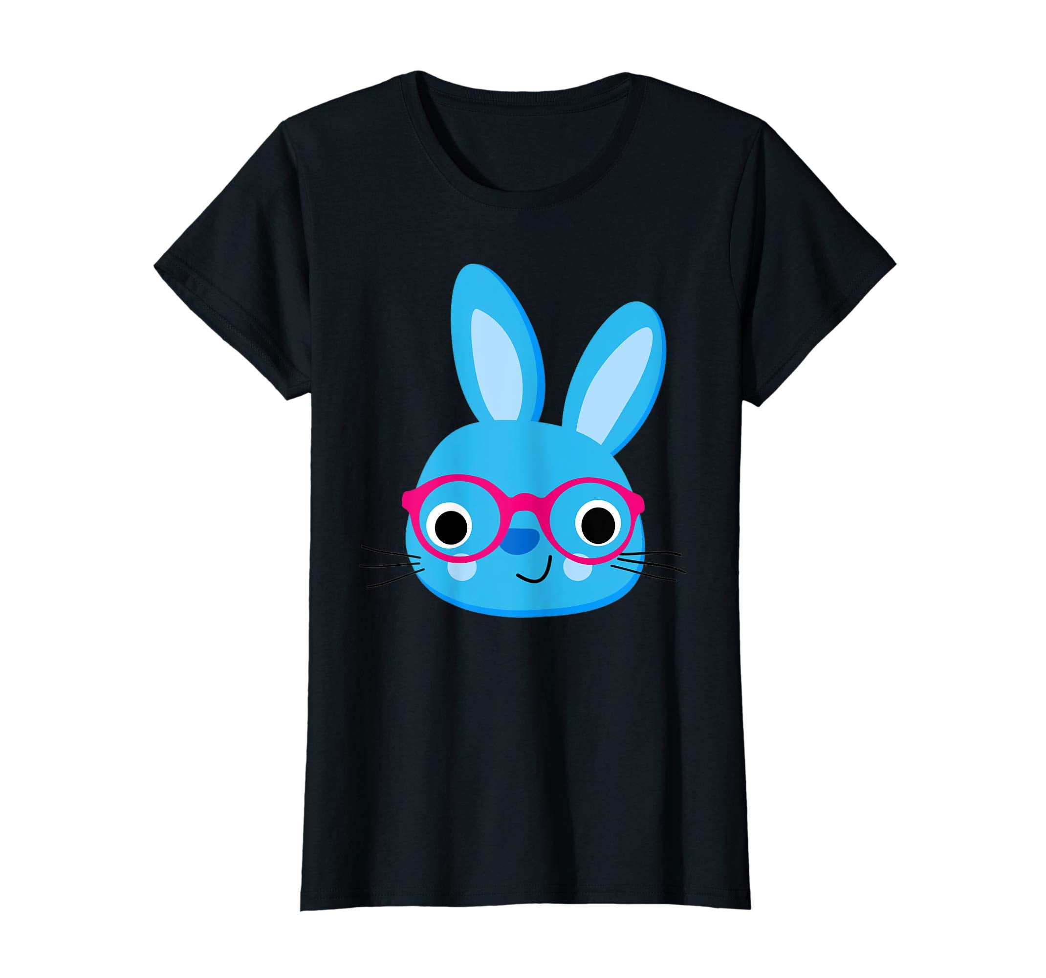 Easter Bunny Rabbit Pink Glasses T-Shirt