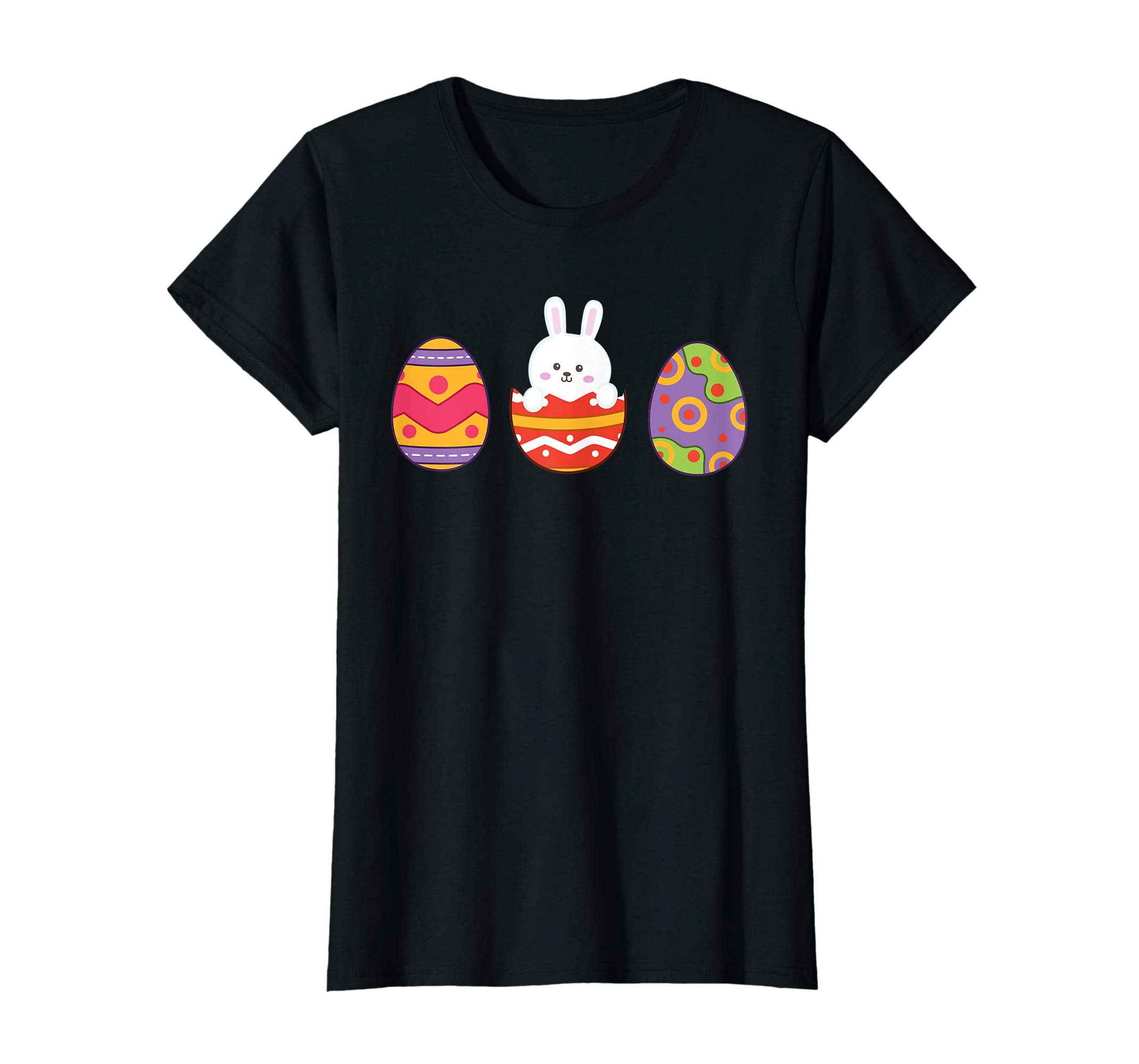 Funny Bunny Easter Shirt Rabbit Eggs Kids Girls Gift
