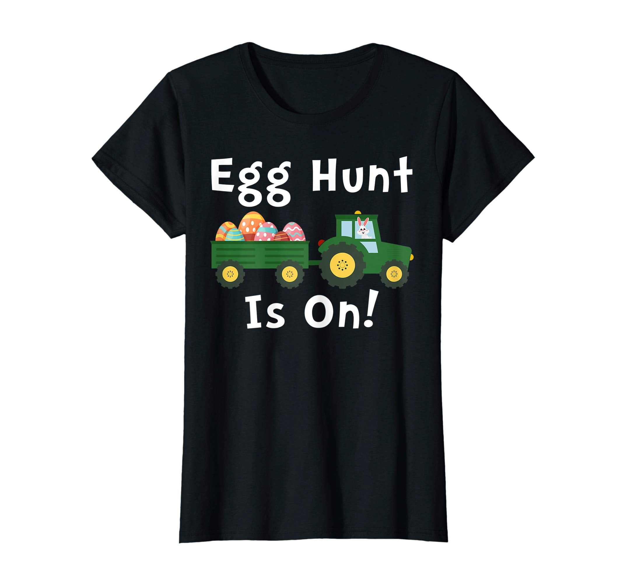 Egg Hunt Is On Tshirt Tractor Lovers Easter Kids Shirts