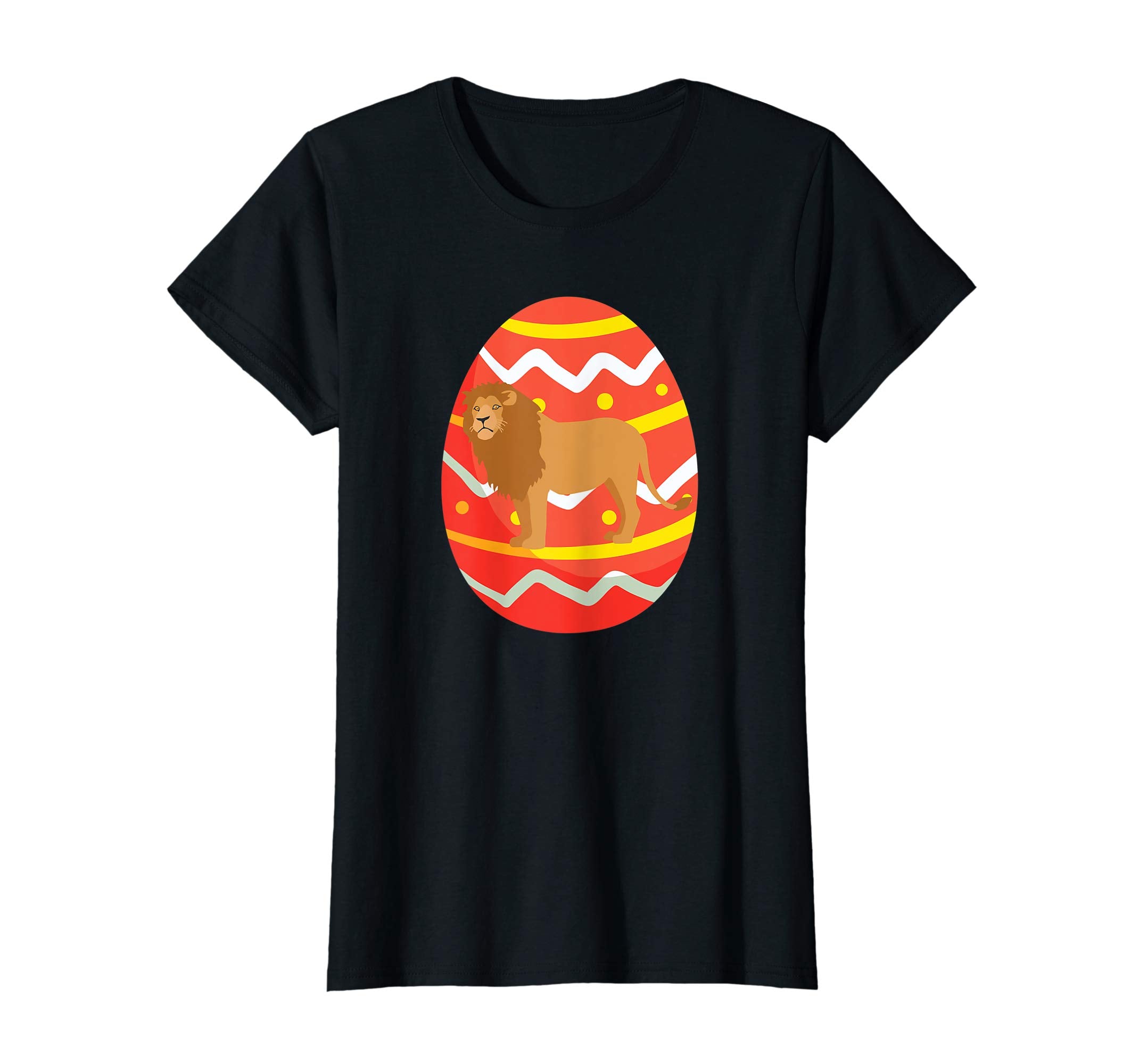 Funny Lion Easter Eggs T-Shirt Gifts for Kids Boys Girls