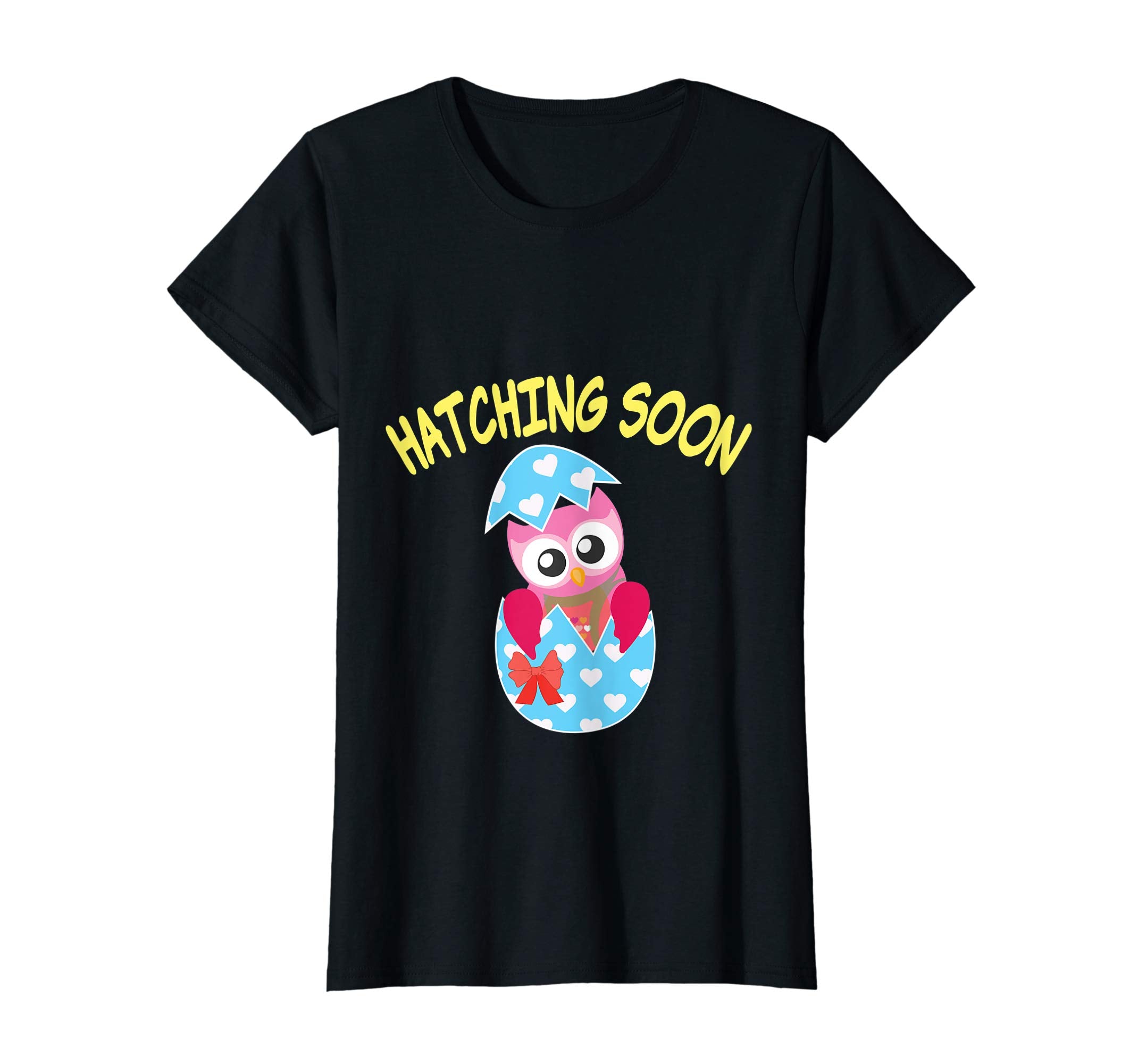 Easter Owl Hatching Soon T-Shirt Pregnancy Announcement Love