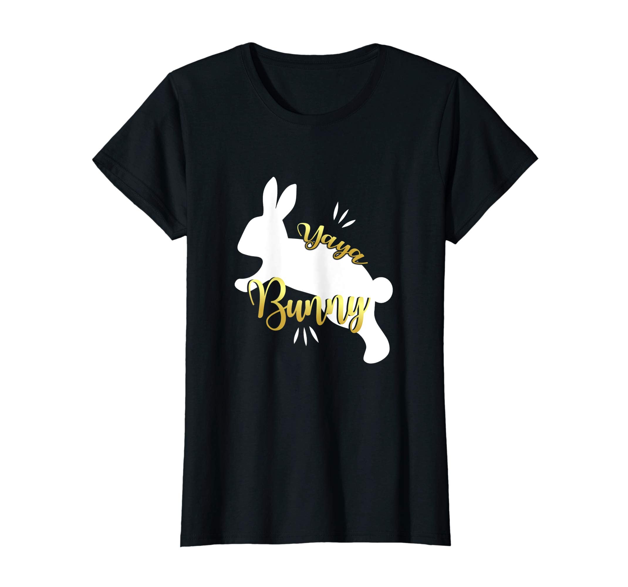 Yaya Easter Bunny Funny T-Shirt Cute Bunnies Lover Gift Tee
