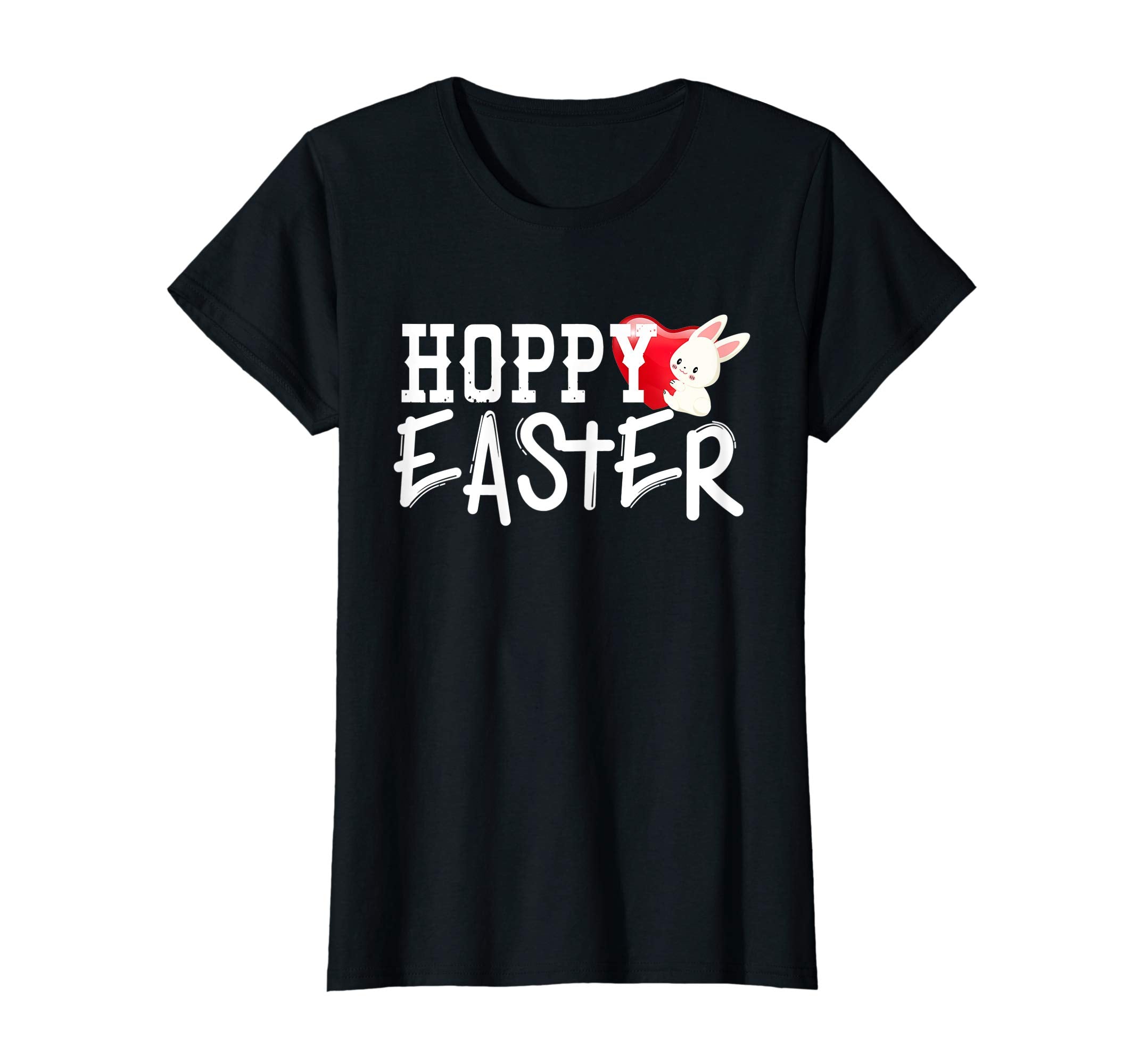 Hoppy Easter T Shirt Funny Cute Bunny Easter Day Shirt Gift