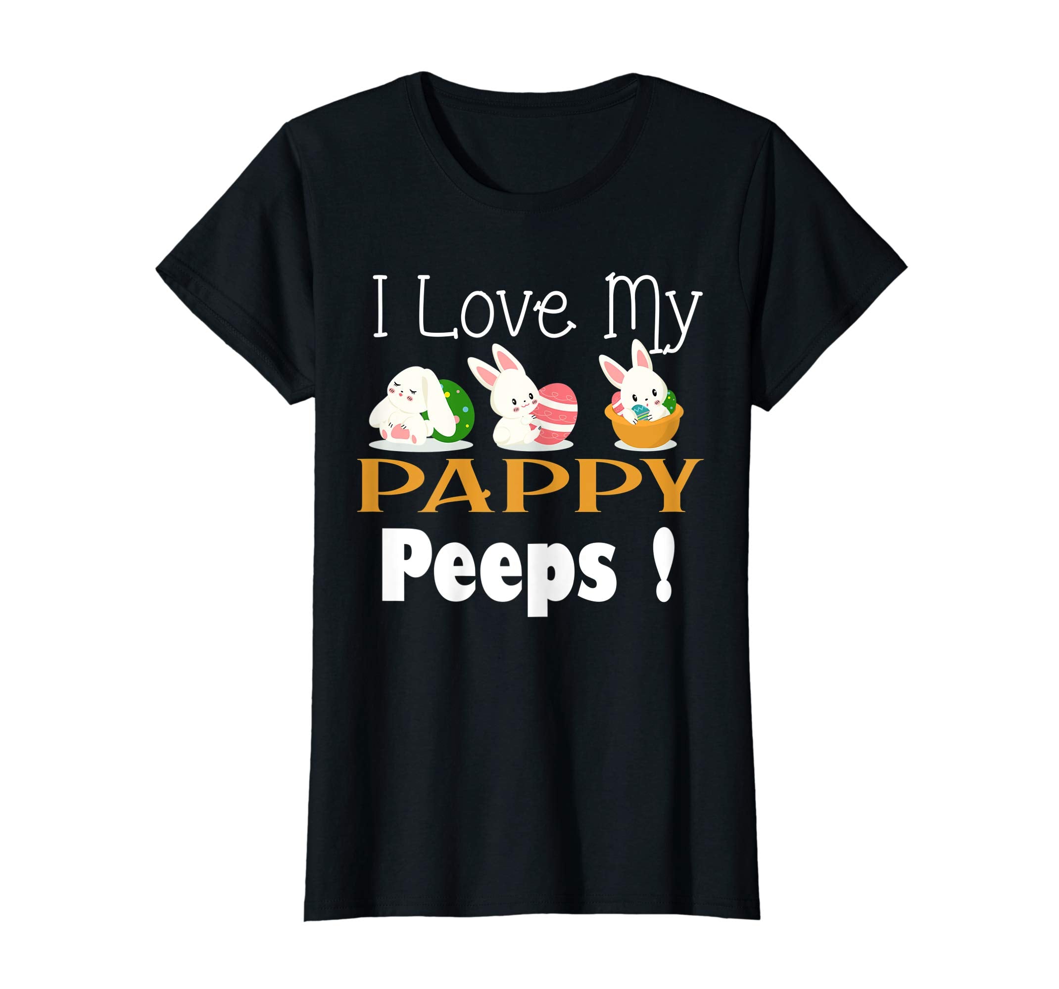 I Love My PAPPY Peeps With Cute Bunnies TShirt Easter