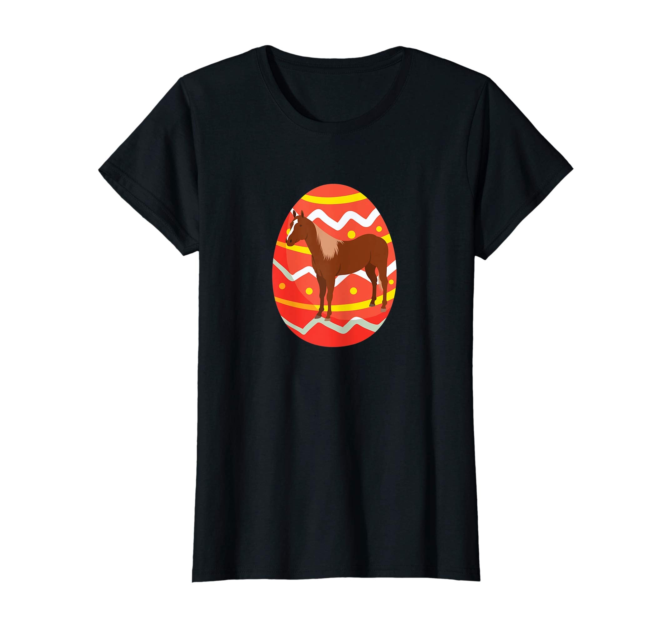 Funny Horse Easter Eggs T-Shirt Gifts for Kids Boys Girls