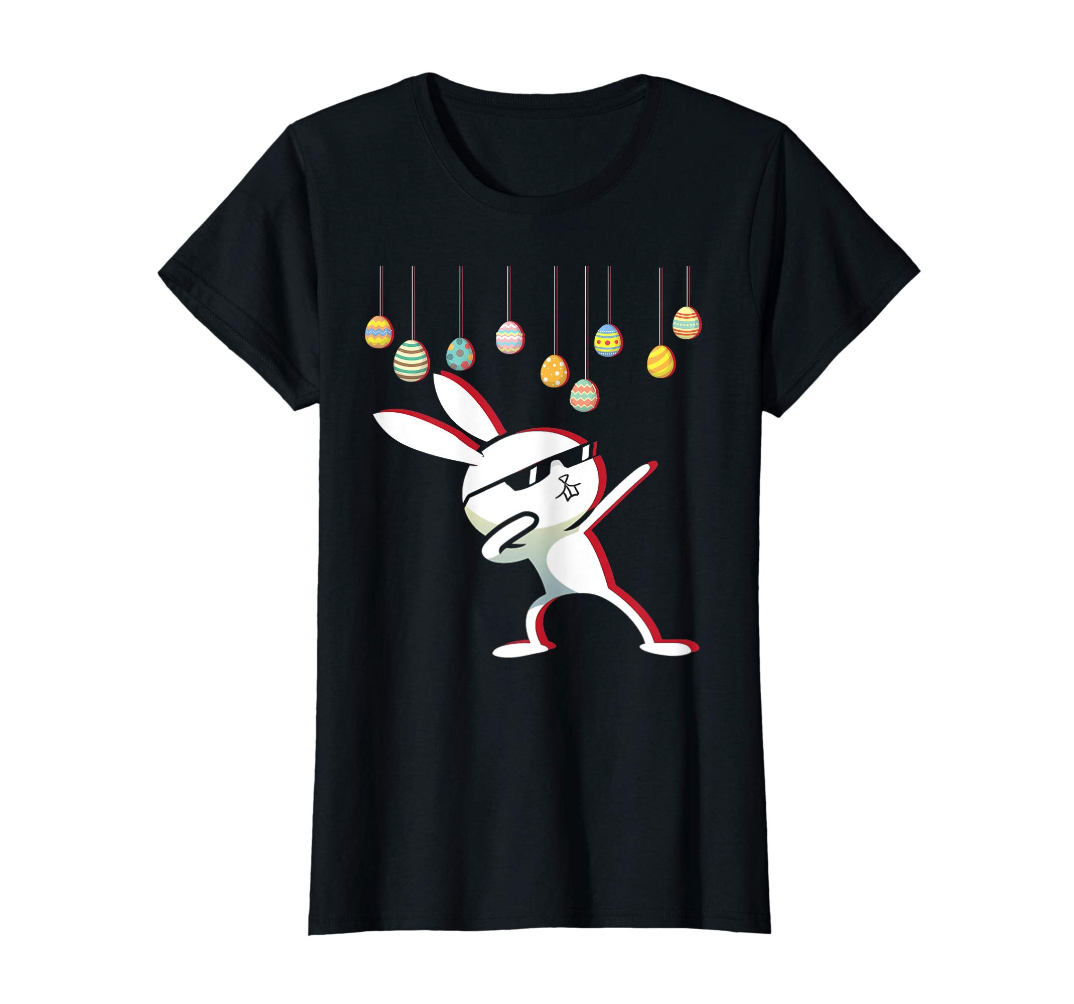 Bunny Dabbing Eggs Easter T-shirt, Funny Easter Day Gift