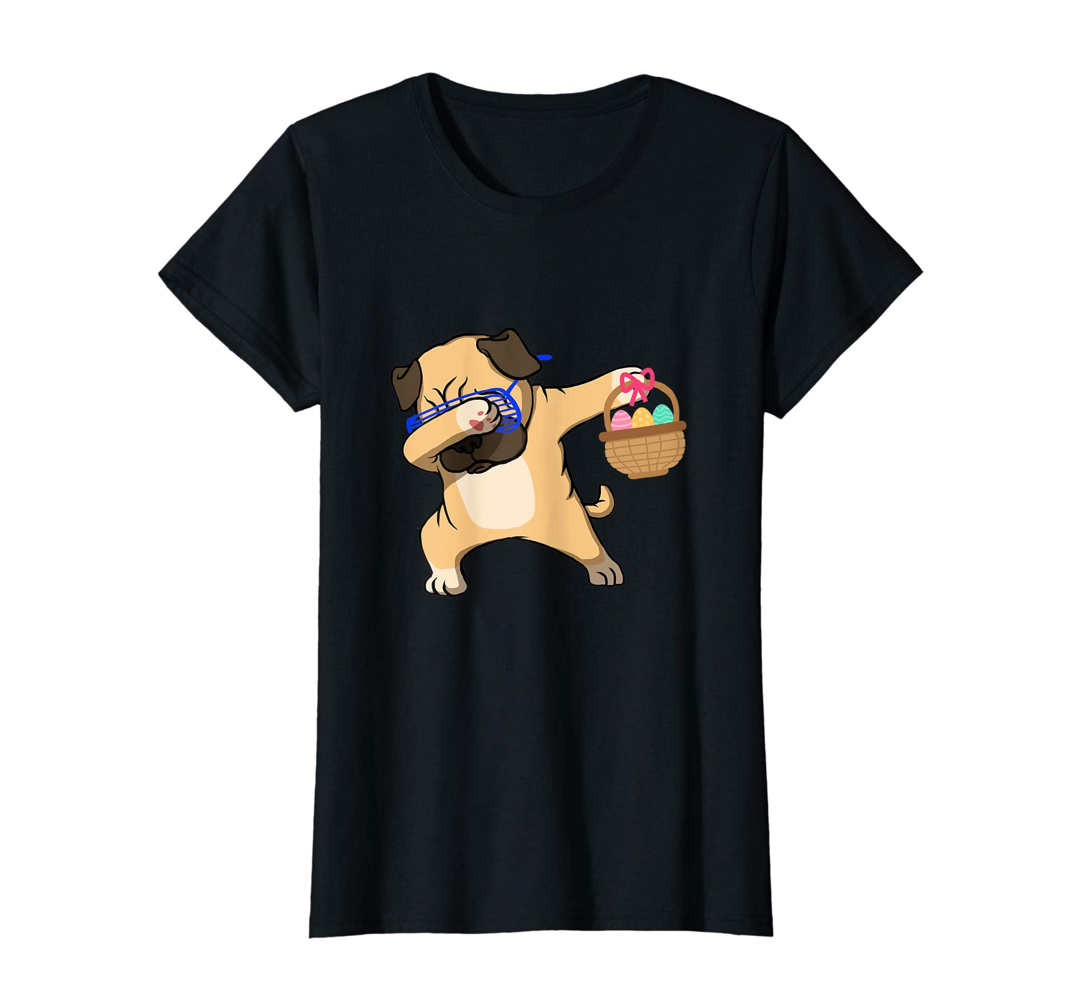 Pug Dabbing Easter Cute Easter Shirt Cute Pug For Boys Girls