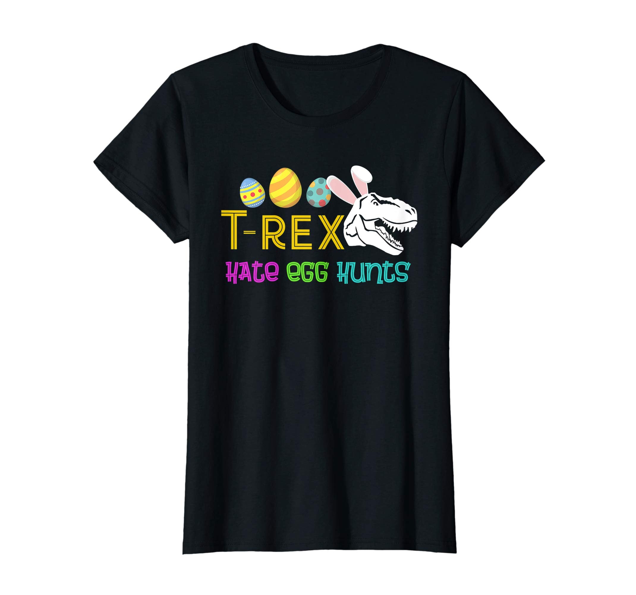 T-rex Hates Egg Hunts - Funny Dinosaur Easter Shirt Gift