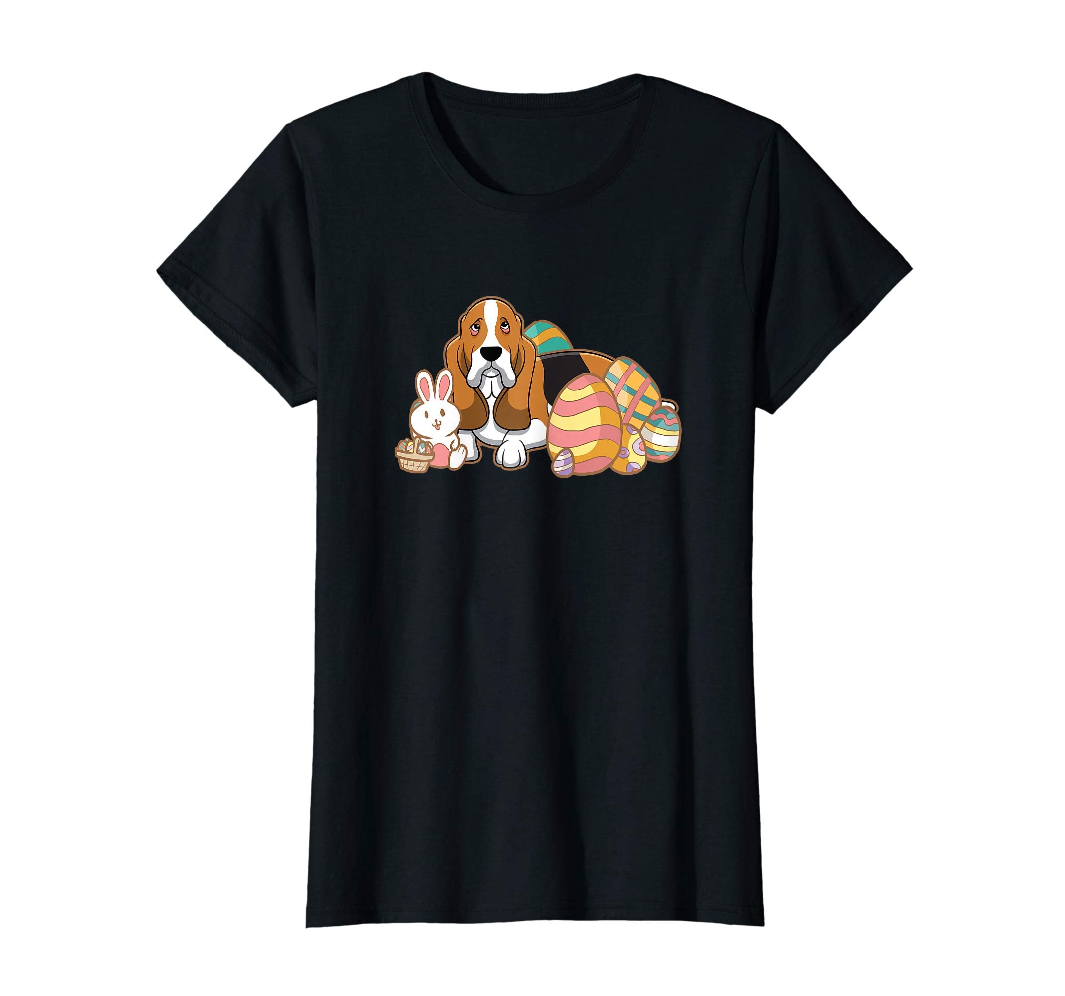 Easter Basset Hound Dog T-Shirt Gift