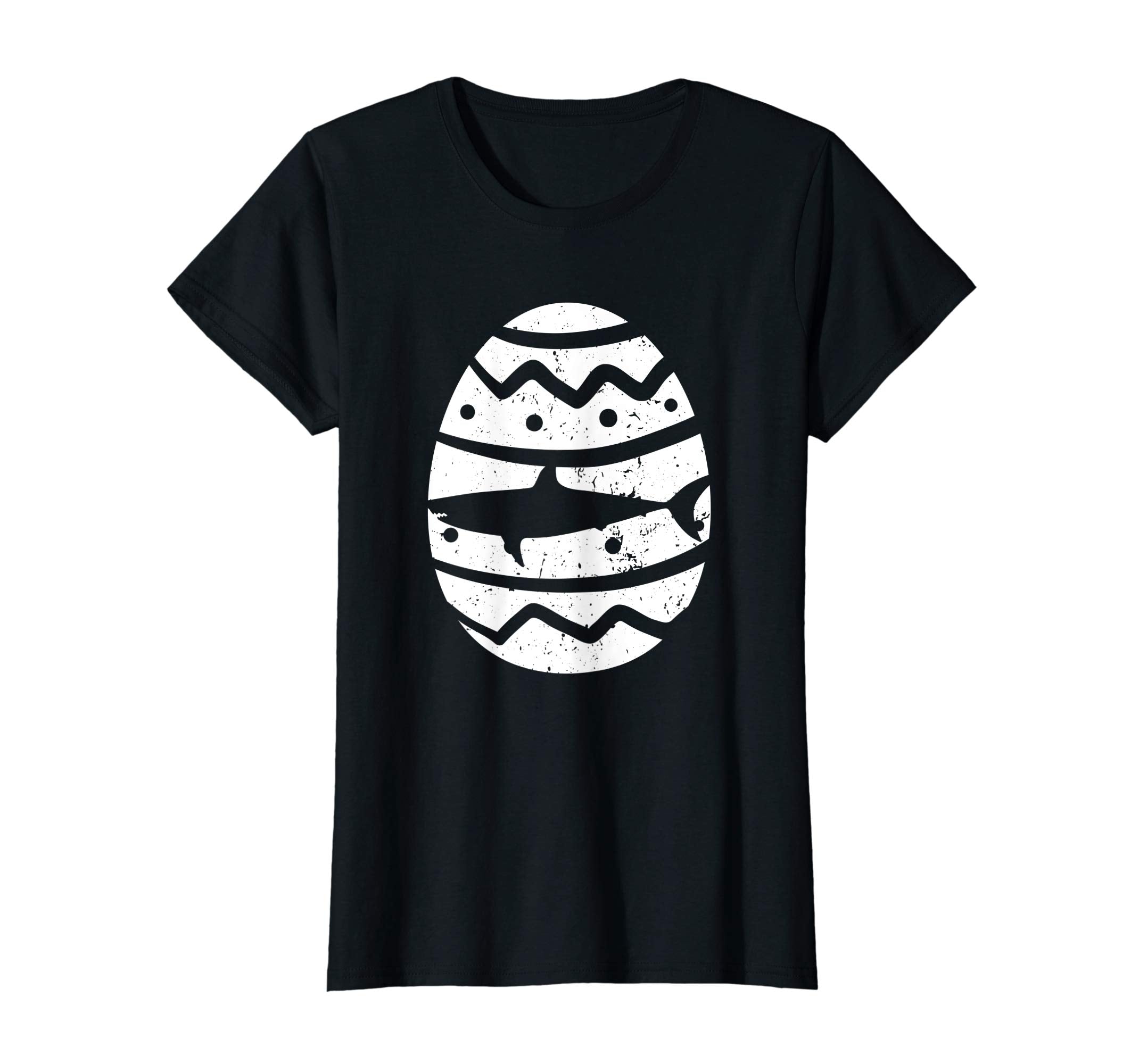 Vintage Shark Easter Egg T-Shirt Shark Easter Gift