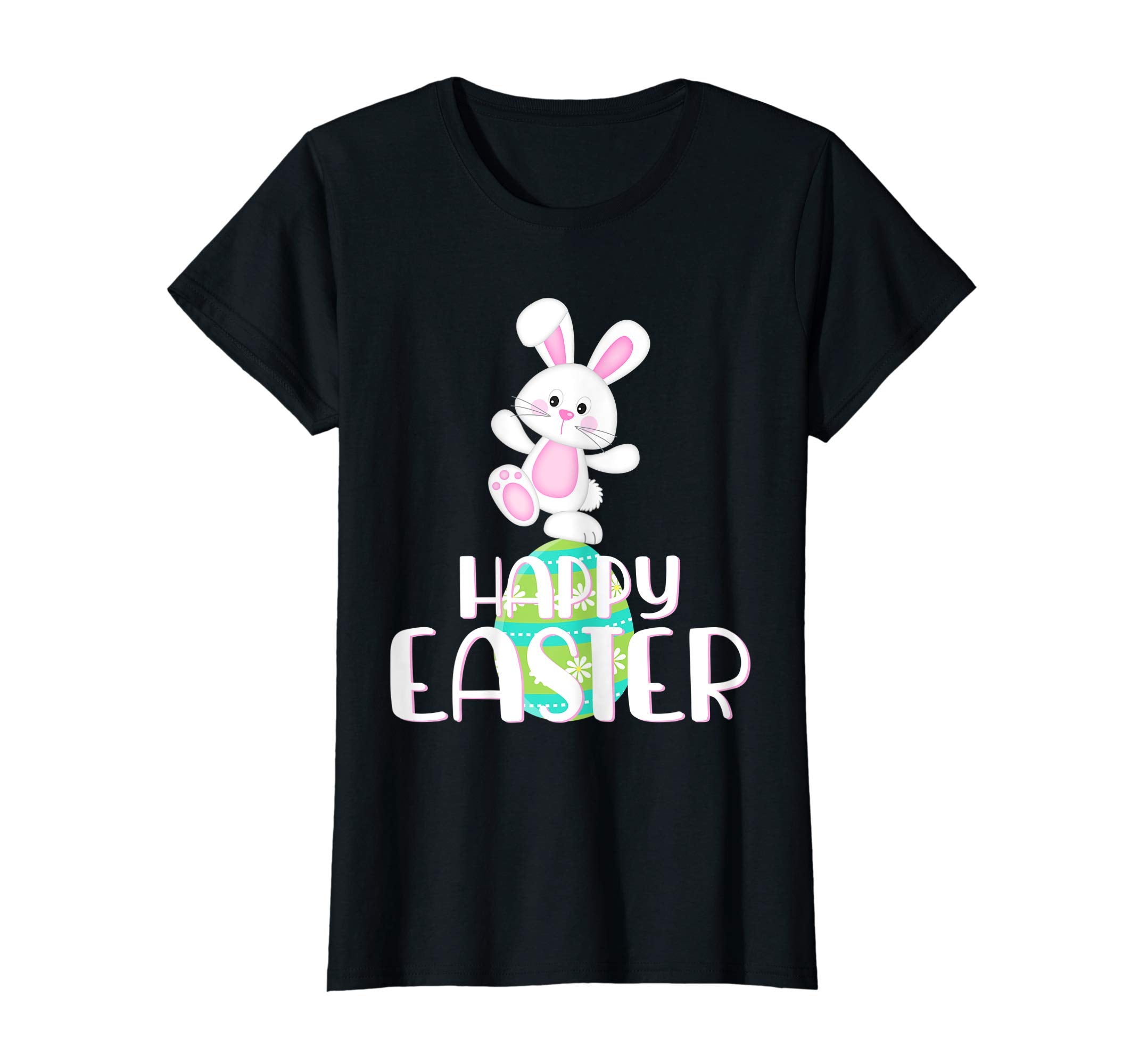 Happy Easter Shirt Cute Bunny &amp; Colorful Egg Easter Gift