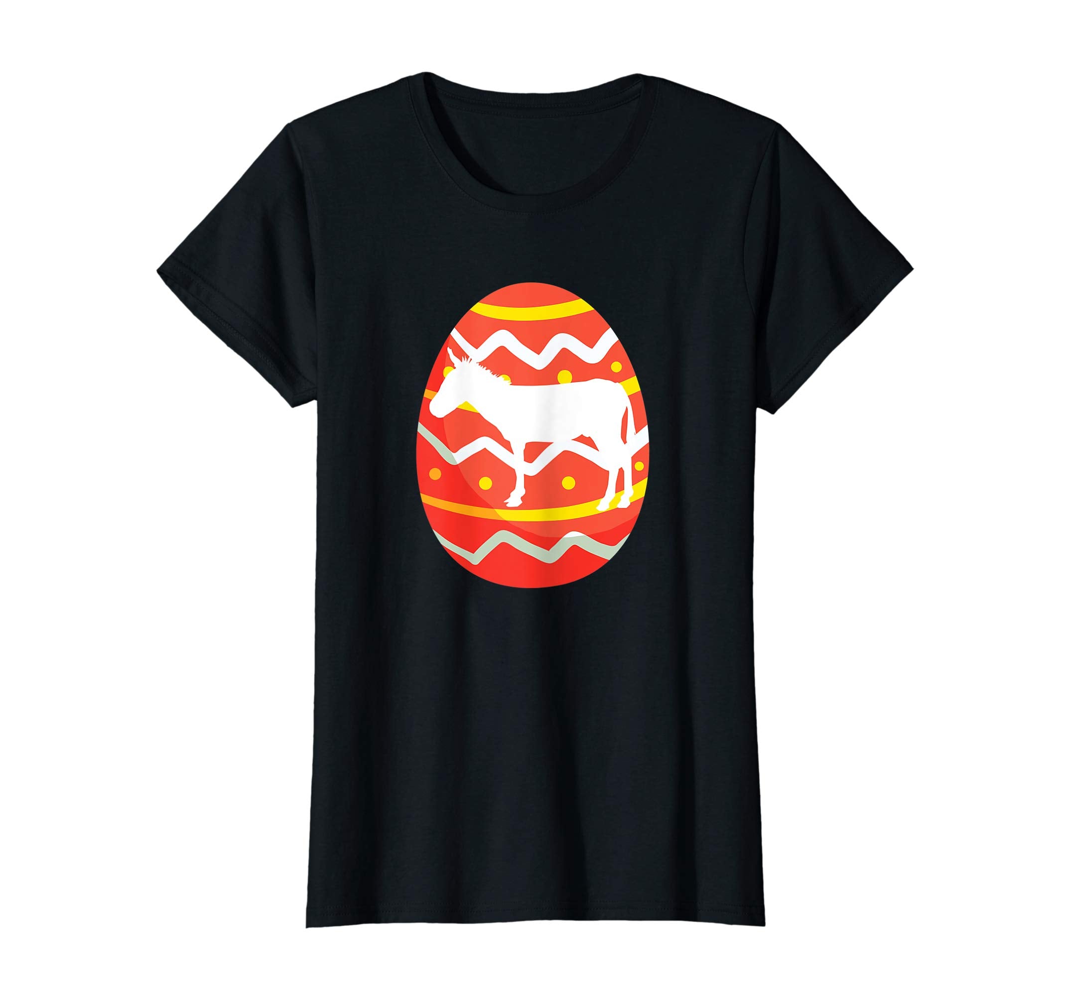 Happy Donkey Easter Bunny Egg T-Shirt Funny for Kids Girls