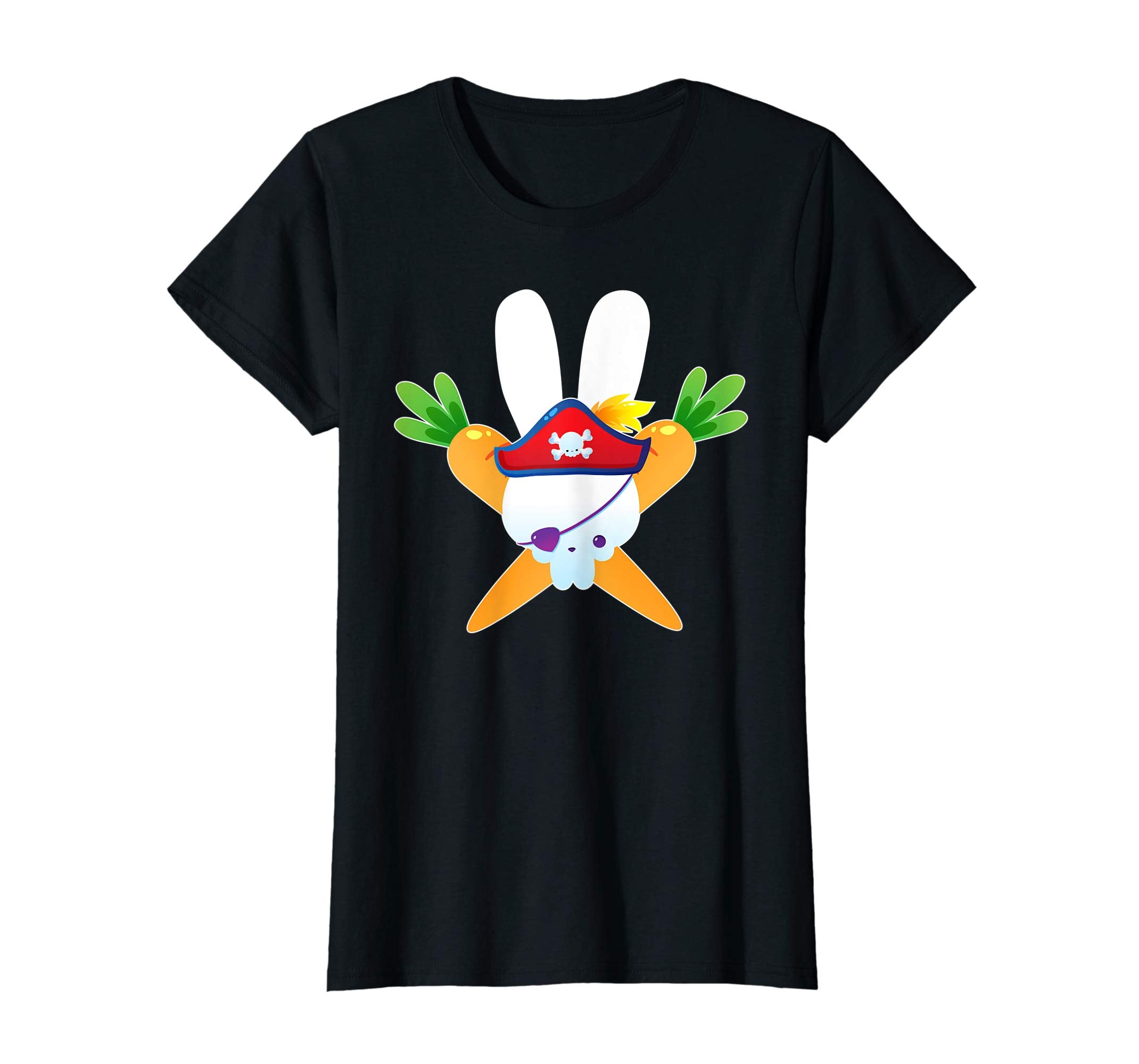 Pirate Rabbit T Shirt Easter Egg Gifts Boys Girls Kids Bunny