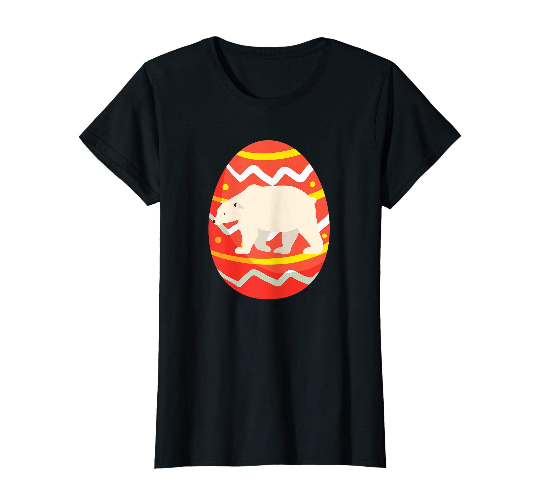 Funny Polar Bear Easter Eggs Shirt Gifts for Kids Boys Girls