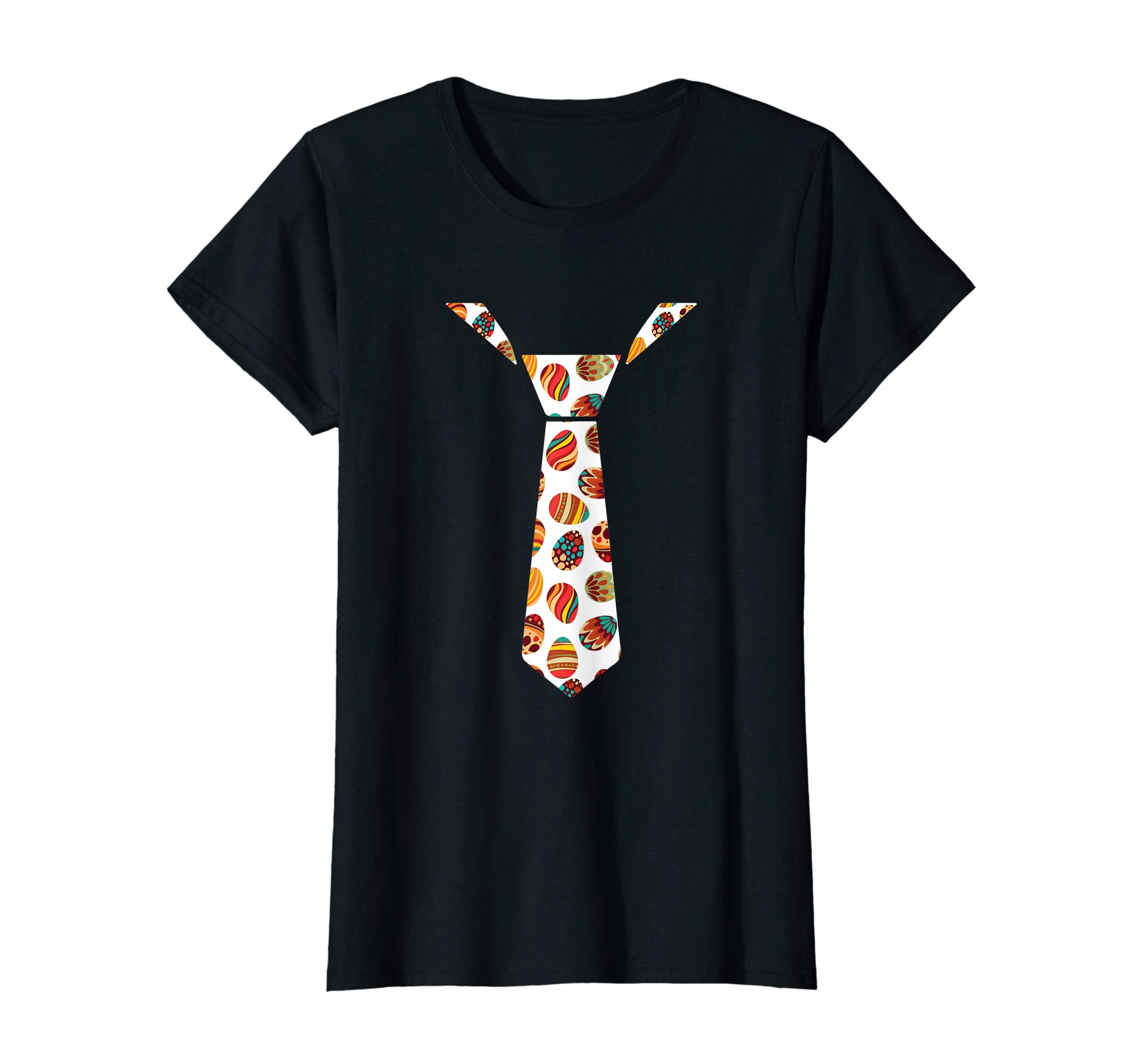 Colorful Neck Tie With Easter Eggs Easter T-Shirt Kids