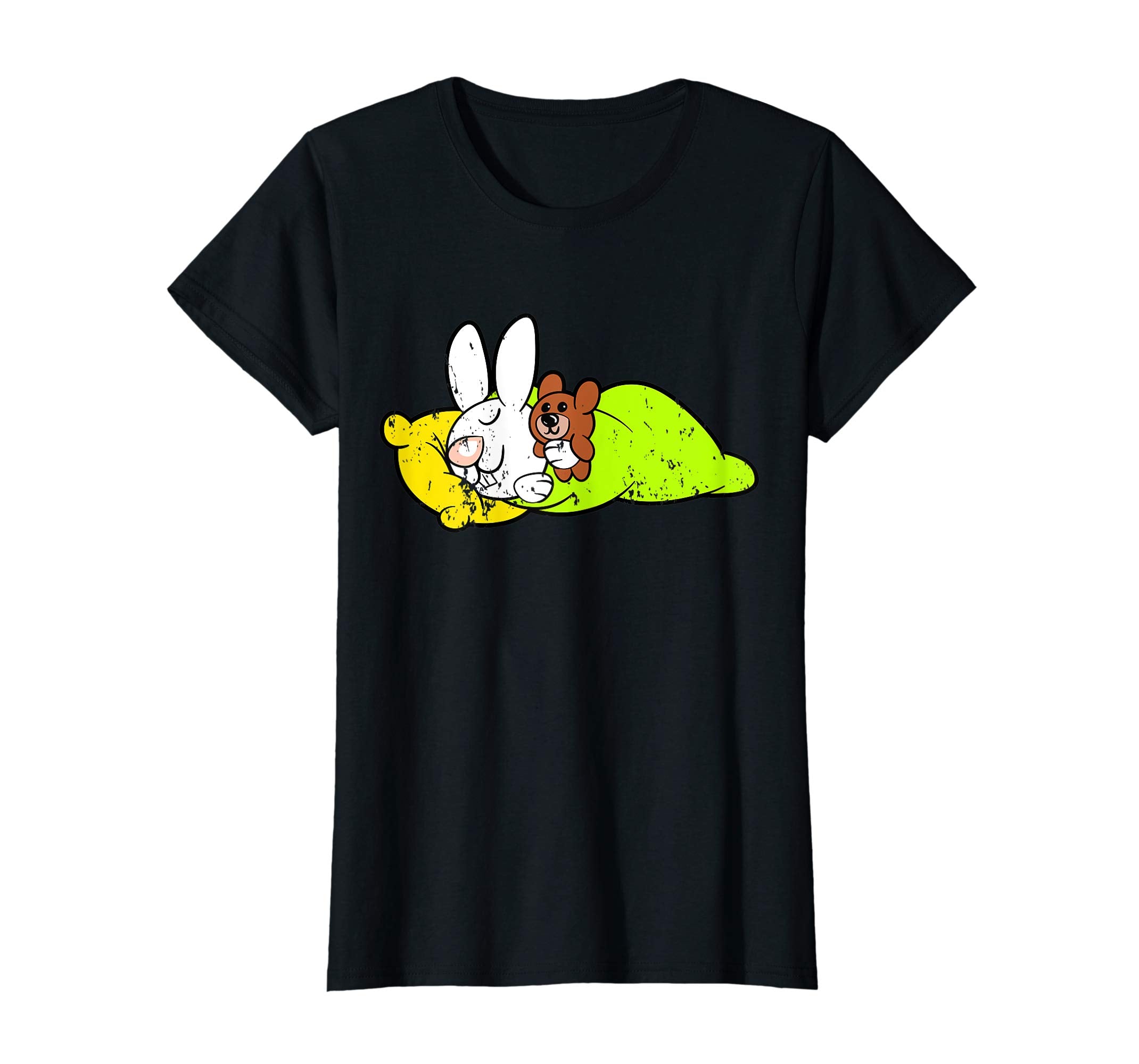 Retro Vintage Grunge Funny Cute Easter Bunny Egg Fun T-Shirt