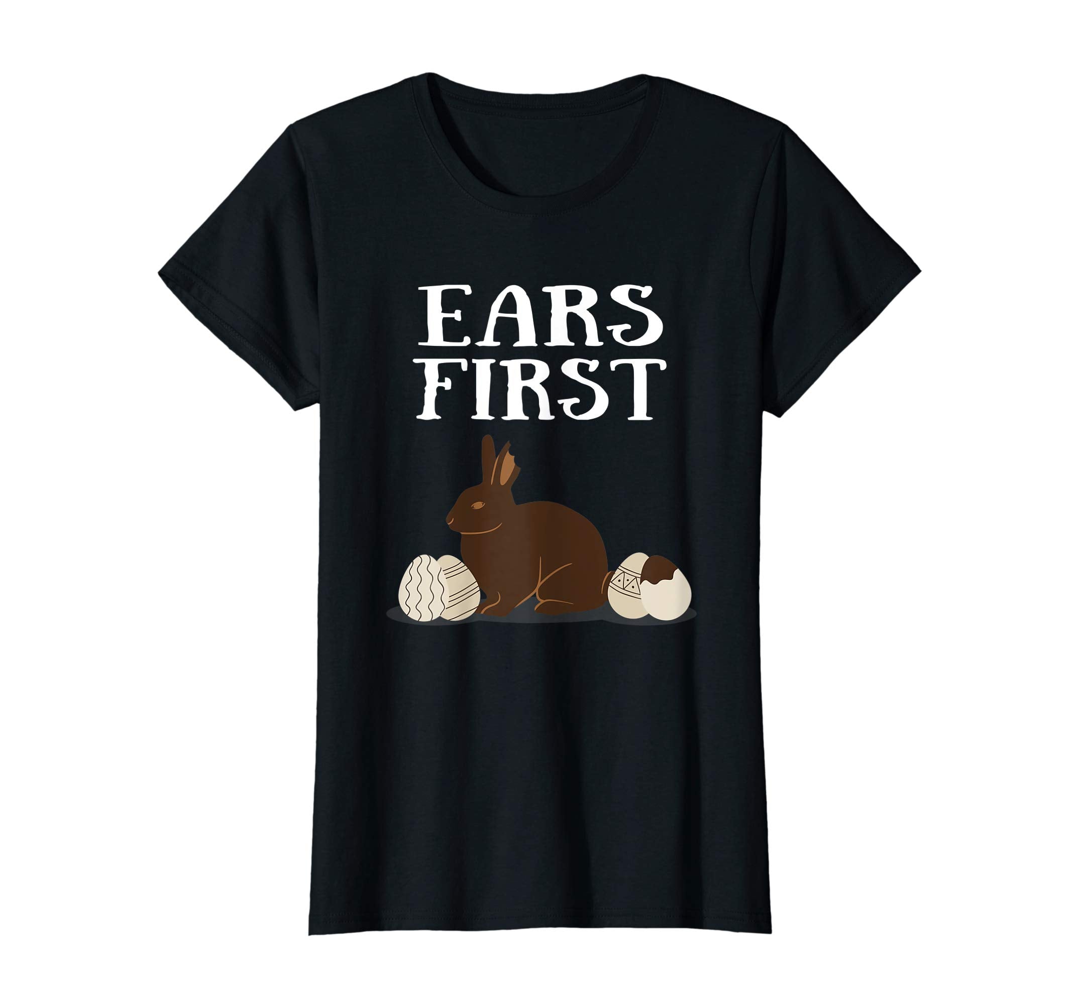 Chocolate Easter Bunny without Ears Basket Stuffer T-Shirt