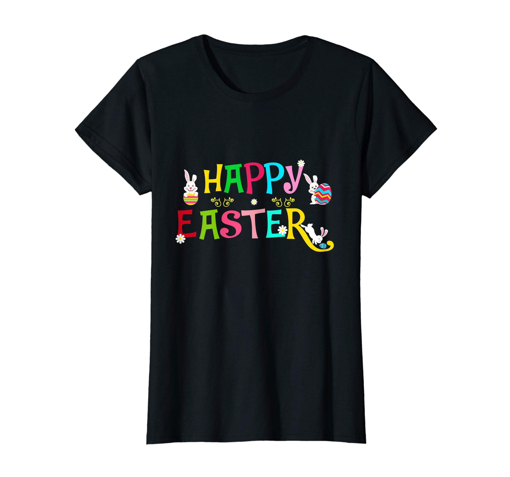 Happy Easter T-Shirt Funny Easter Eggs Novelty Shirt Gift
