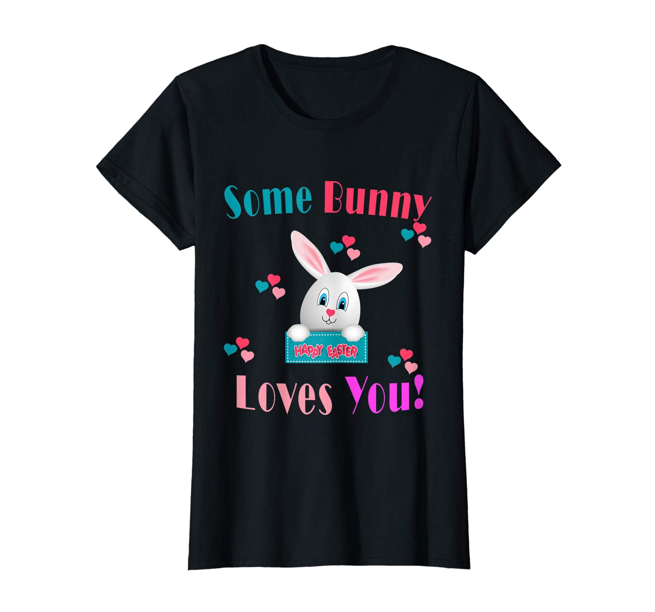 some bunny loves you shirt Easter kids tee