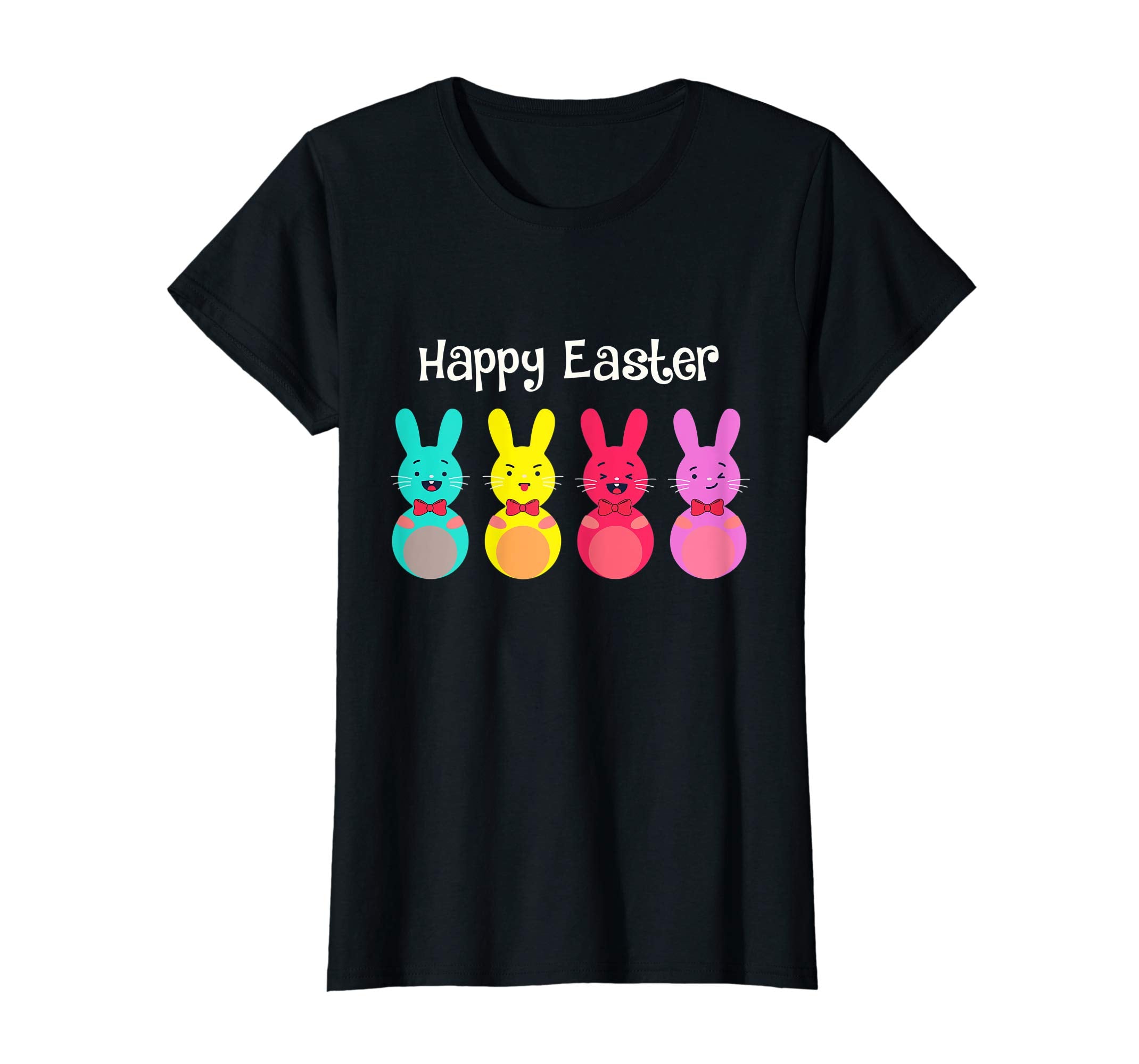 Happy Easter Shirt For Boys Girls Women Men Colorful Eggs