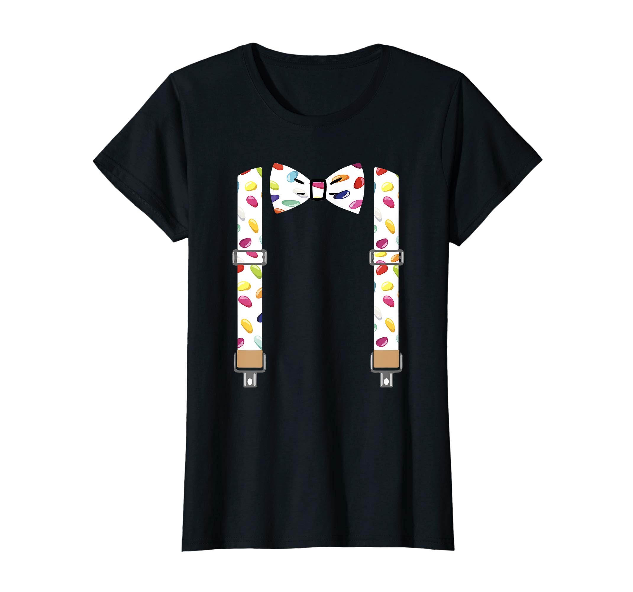 Easter Jelly Beans Bow Tie &amp; Suspenders T-Shirt