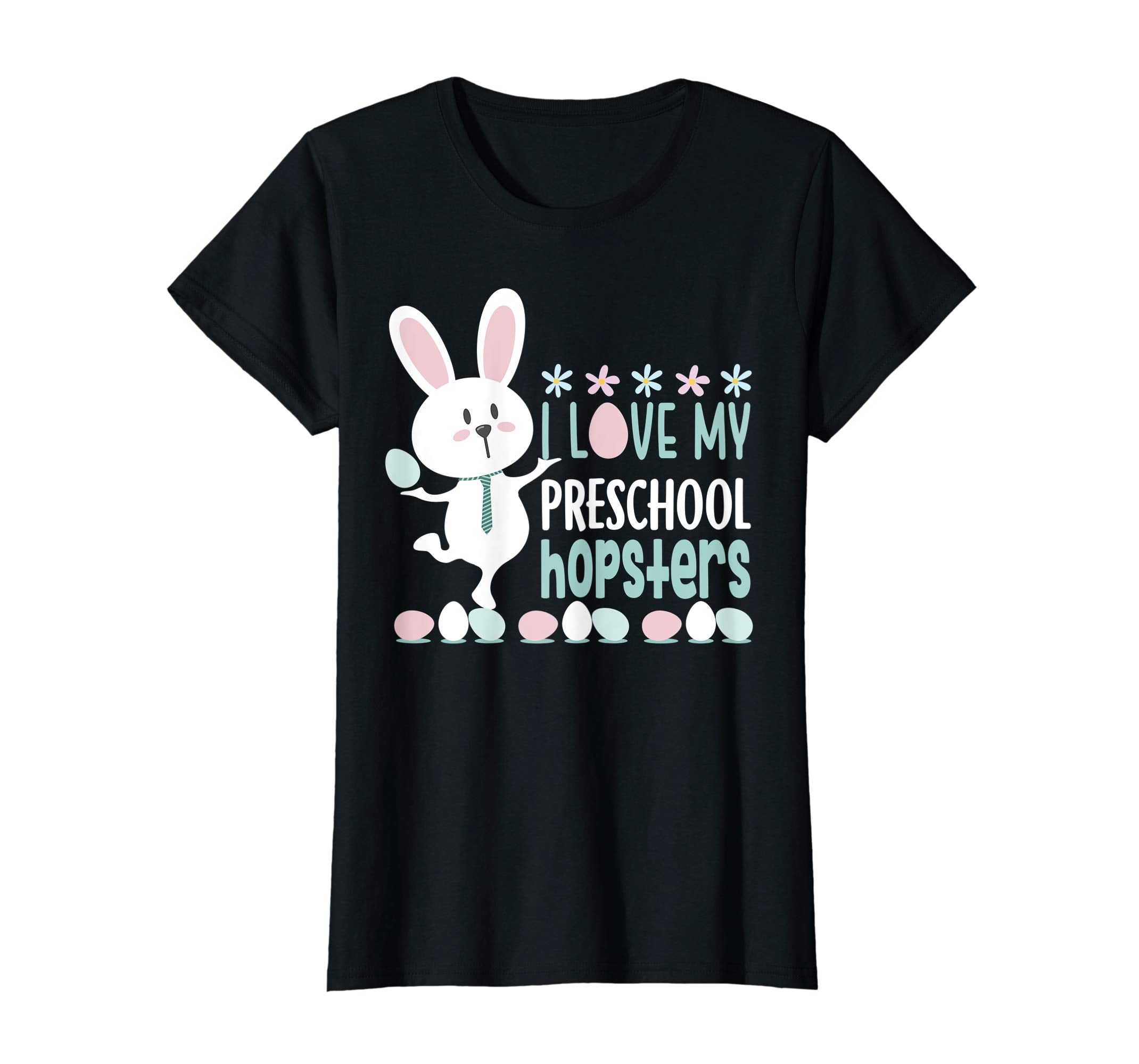 Easter Preschool Teacher Shirt Gift Easter T-Shirt Women