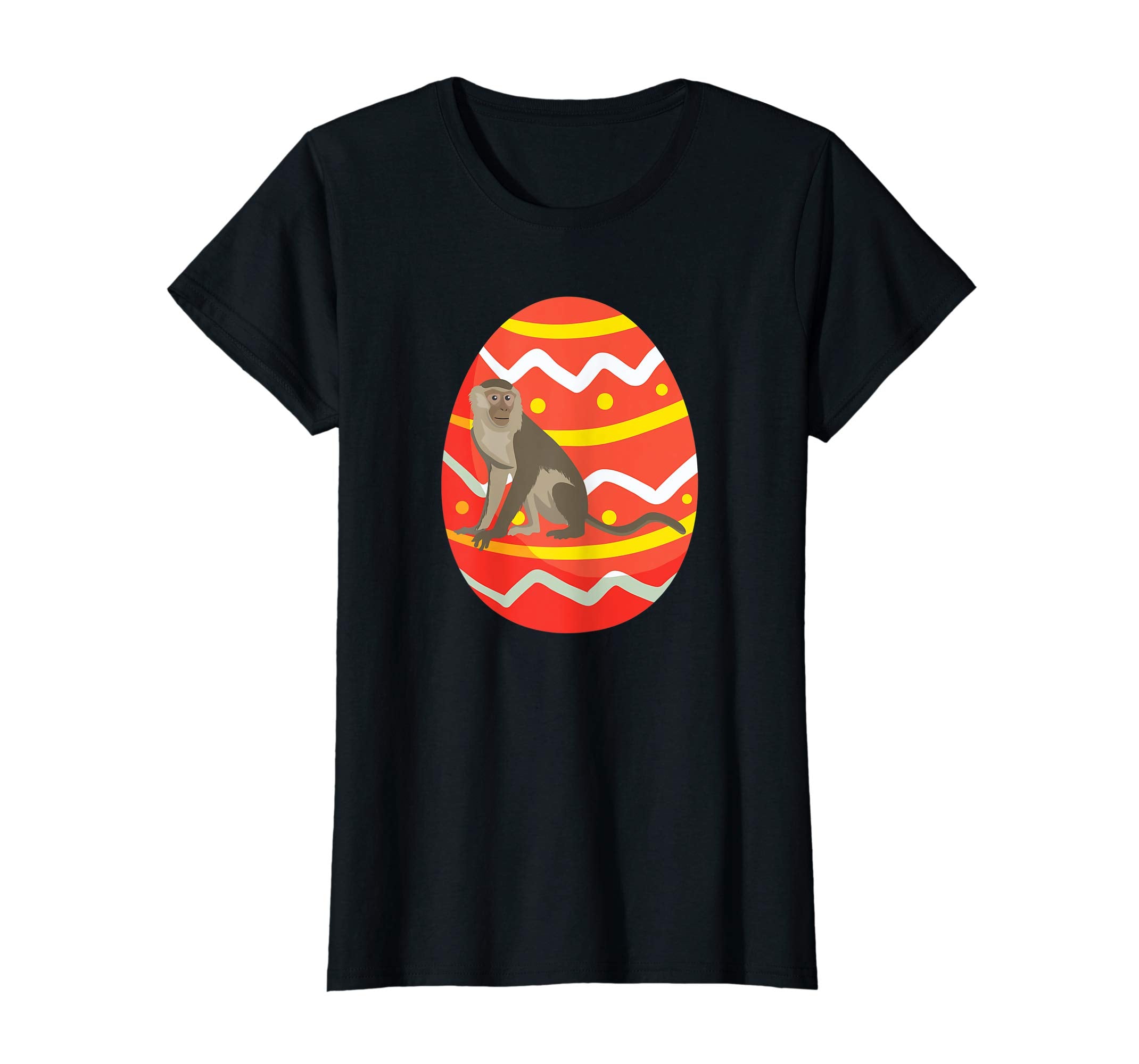 Funny Monkey Easter Egg T-Shirt Gifts for Kids Boys Girls