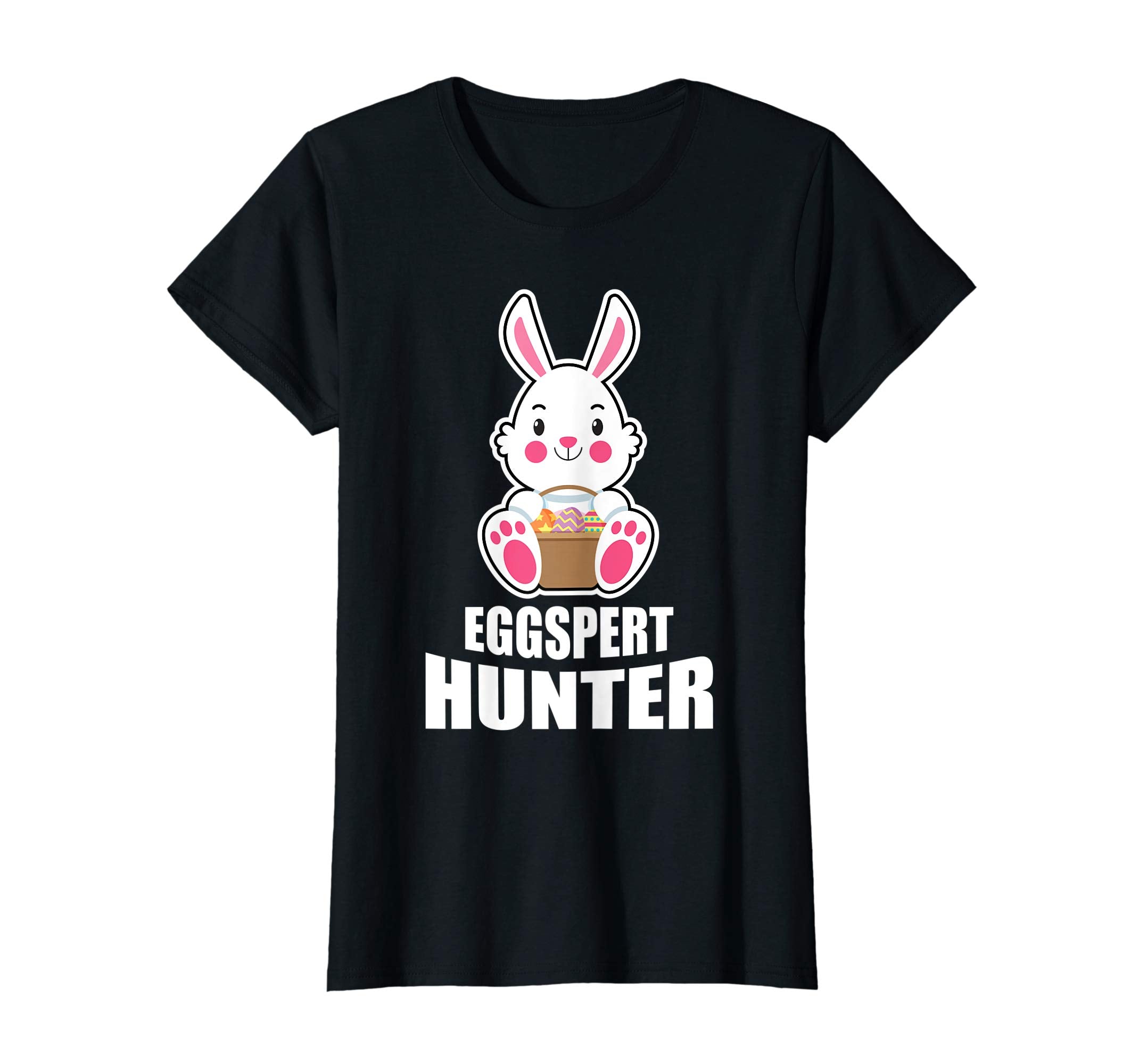 Funny Eggspert Hunter T-Shirt Easter Bunny Gift Tee