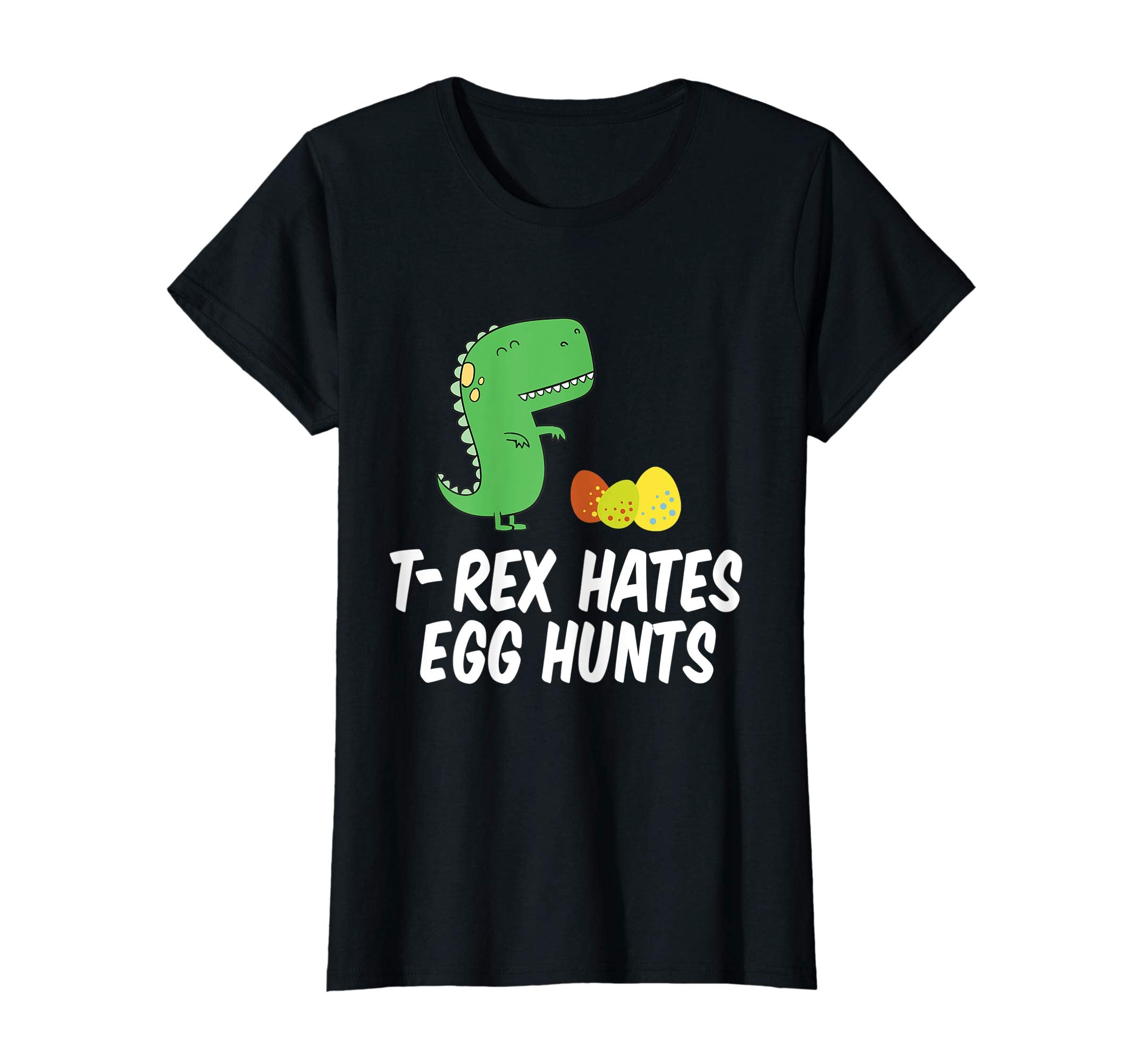 T-Rex Hates Egg Hunts Funny Easter Dinasour Gift Shirt