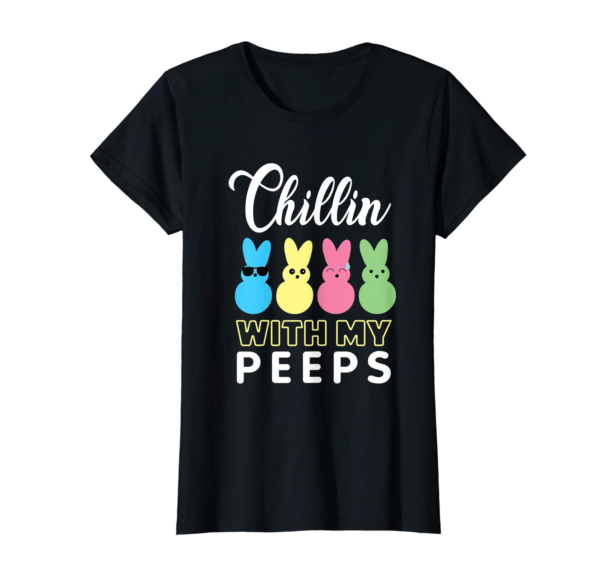 Chillin With My Peeps Tshirt Easter Bunny Candy